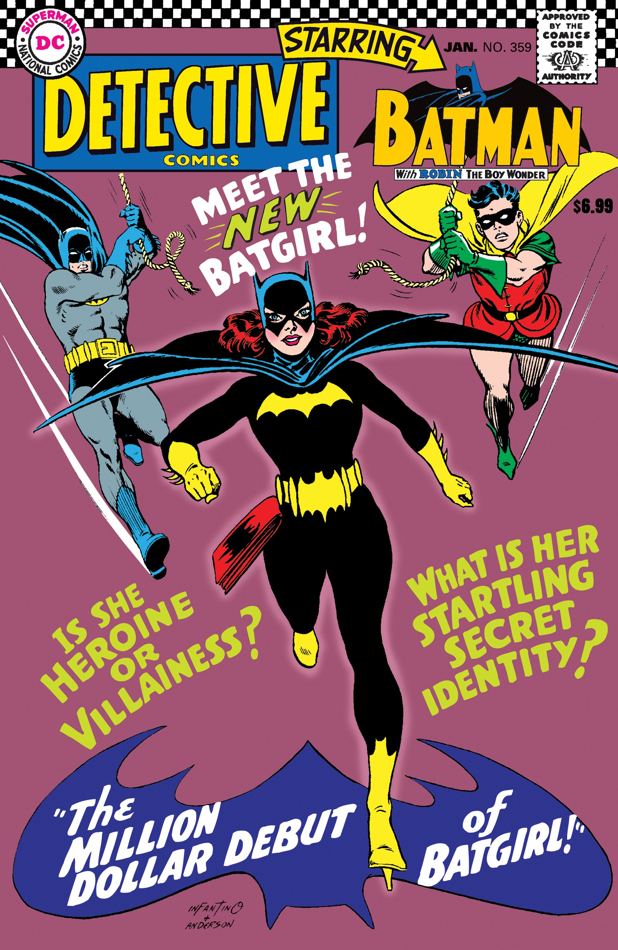  76194139496100131 | DETECTIVE COMICS @359 FACSIMILE EDITION COVER C CARMINE INFANTINO FOIL VARIANT | DC  