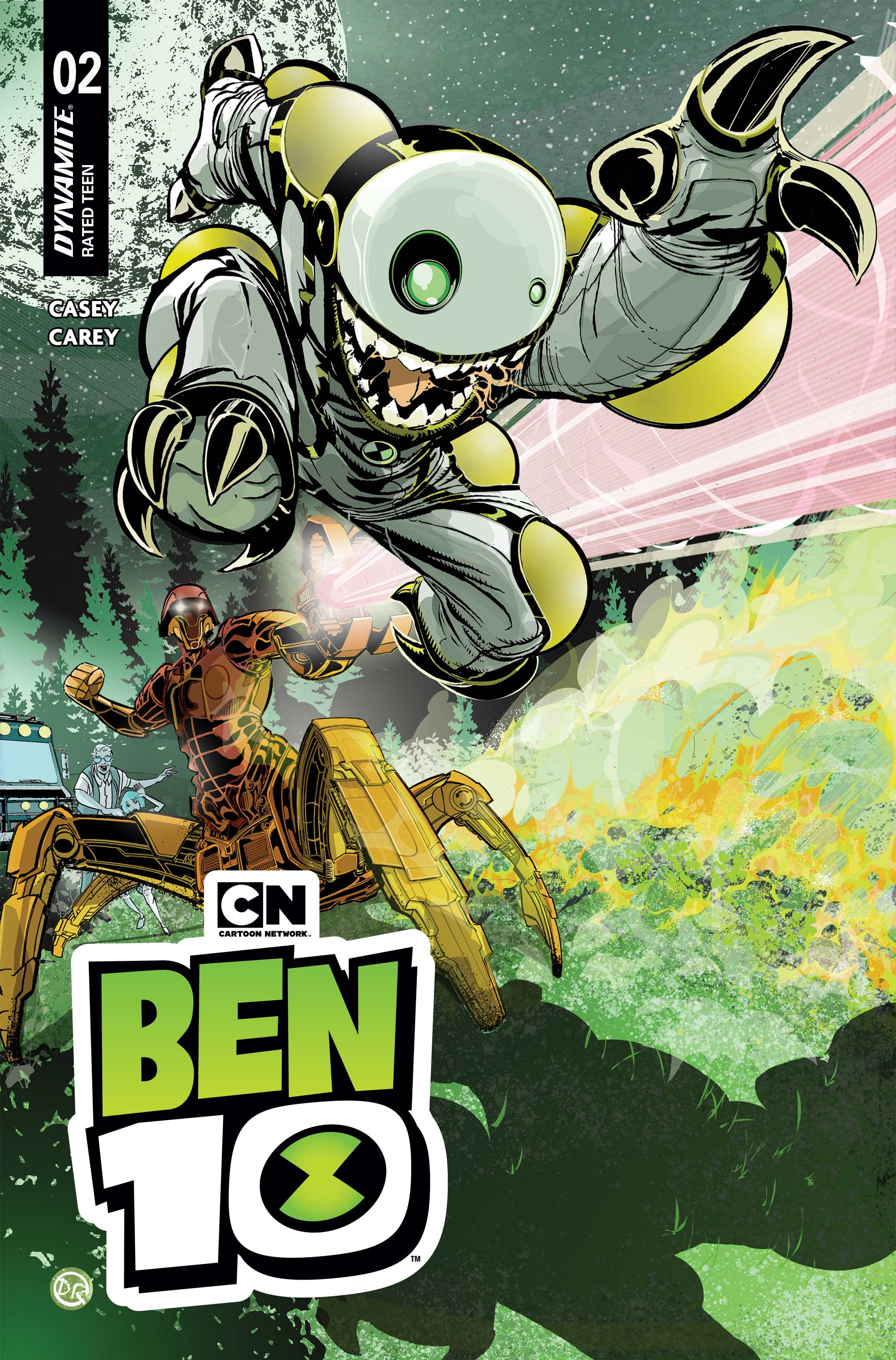  72513036343502021 | BEN 10 @2 COVER B DUNCAN ROULEAU VARIANT | DYNAMITE  