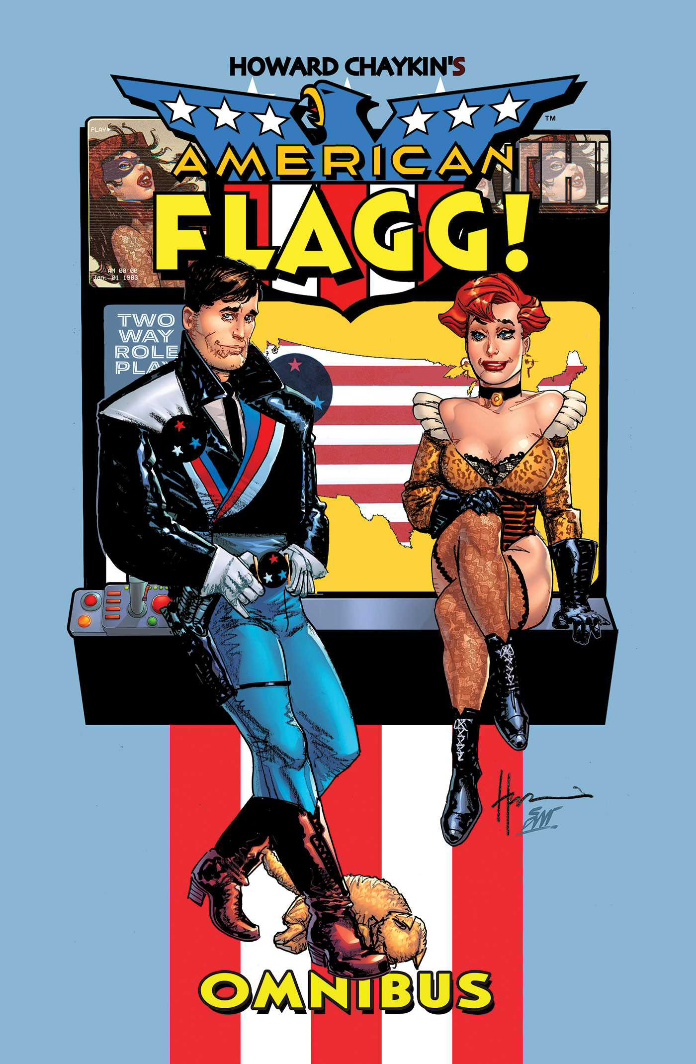  5092026148 | HOWARD CHAYKINS AMERICAN FLAGG OMNIBUS HC (MR) PRE ORDER [FOC 0509] | IMAGE  