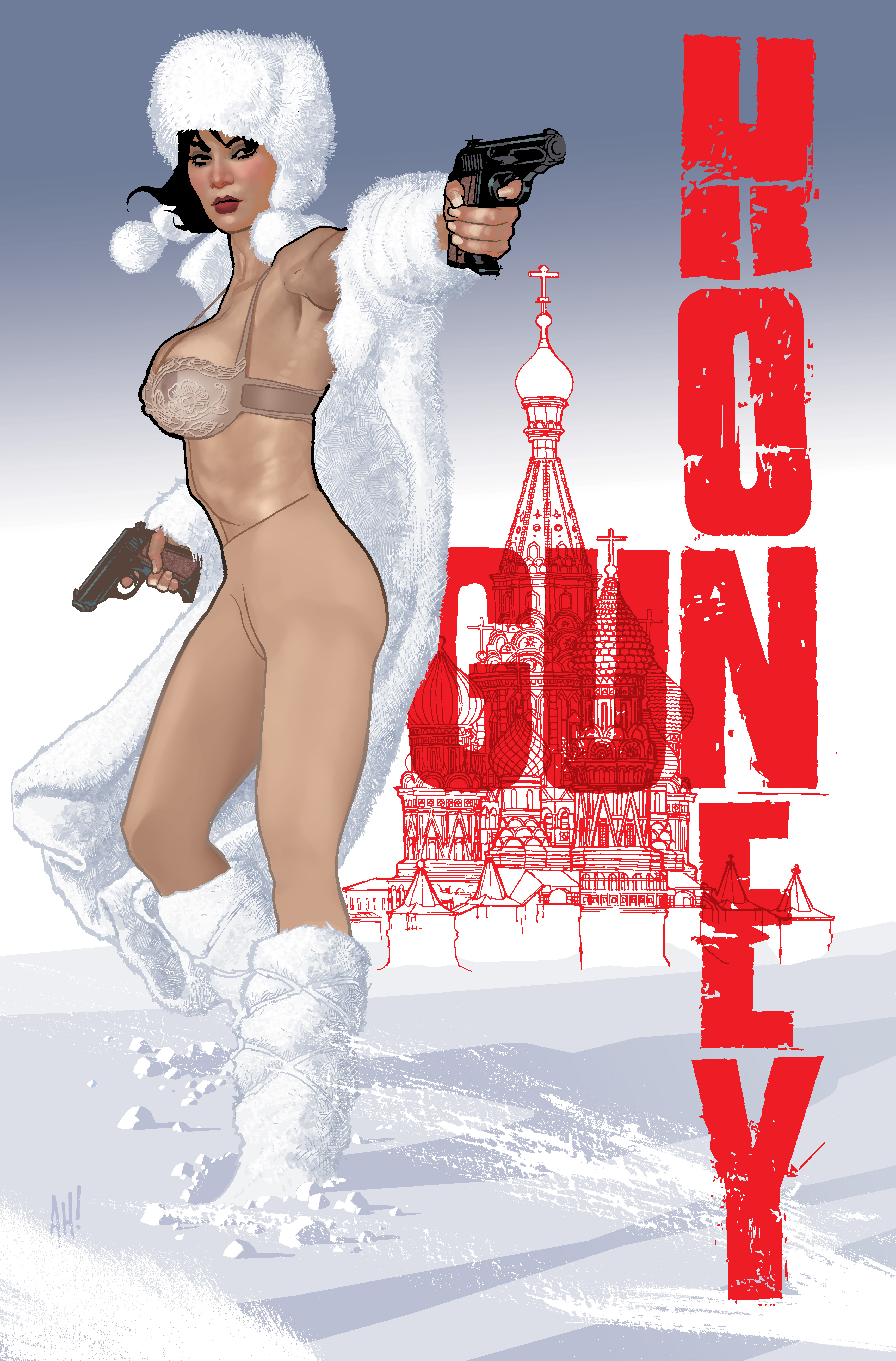  65946031923001021 | GUN HONEY DOUBLES DOWN @1 (OF 4) COVER B ADAM HUGHES VARIANT | TITAN  
