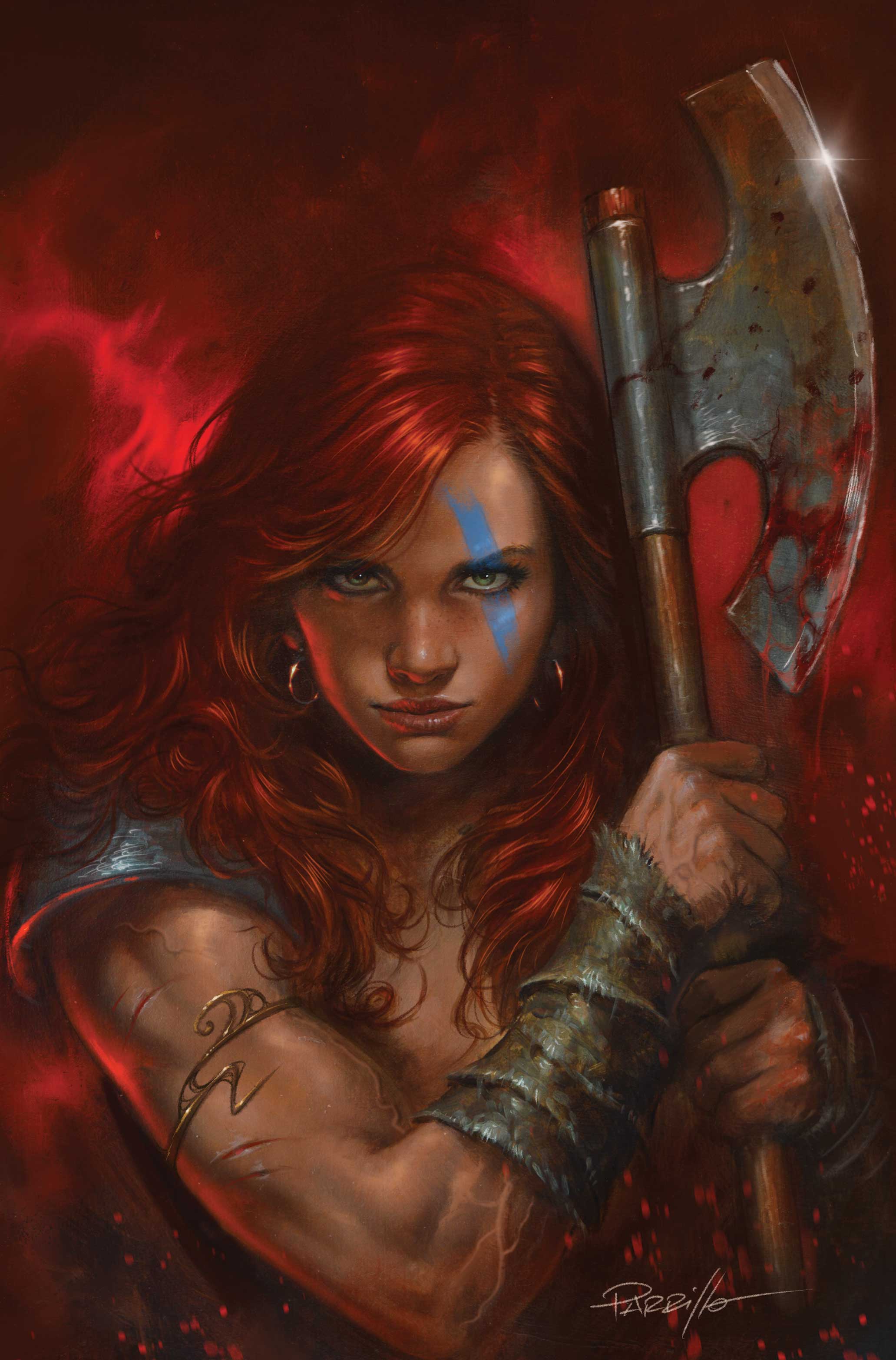 Red Sonja She-Devil With A Sword #2 (Cover G Lucio Parrillo Metal Full Art Variant) (find on eBay)