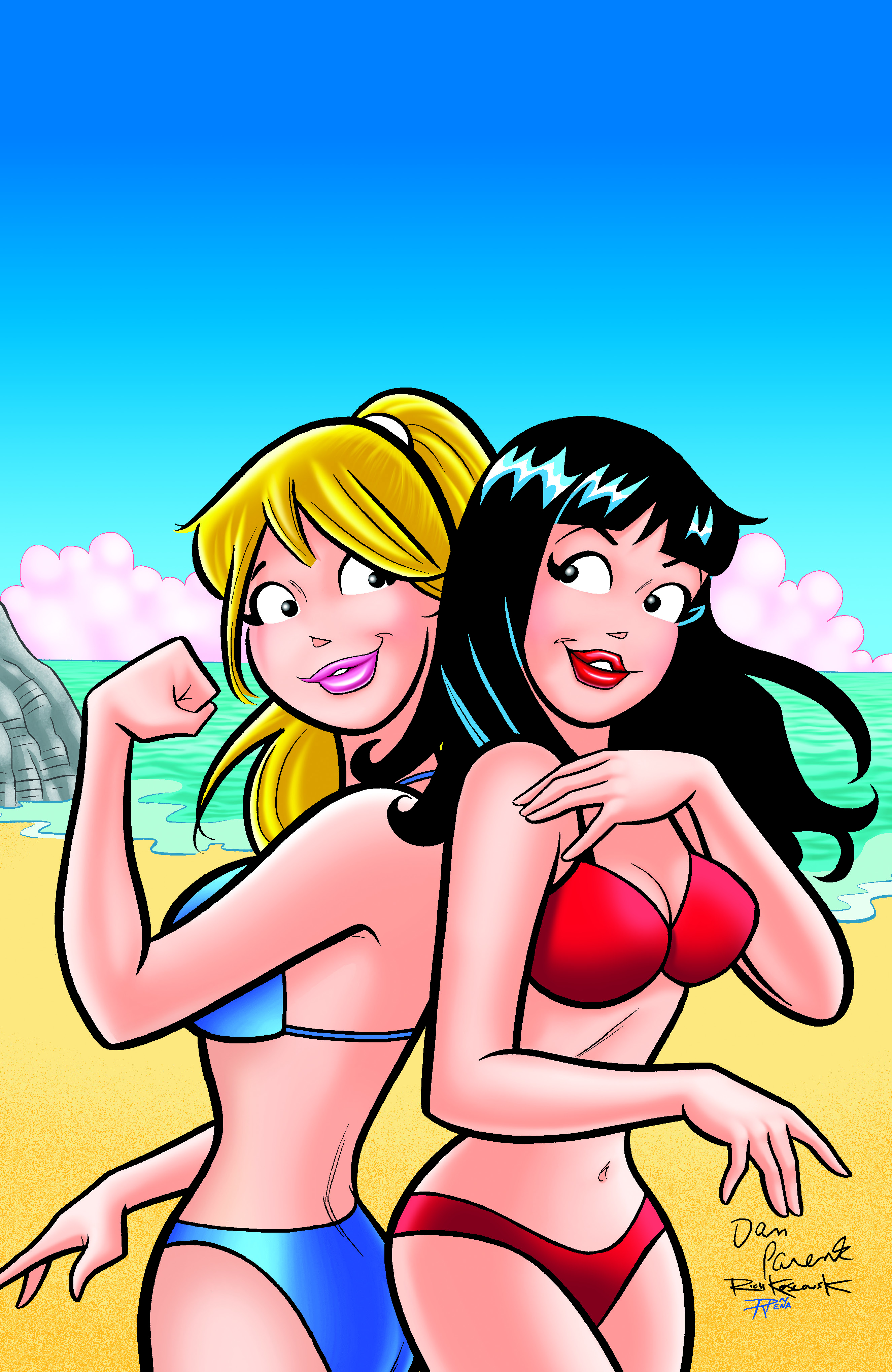  FOC13062026004 | ARCHIE COMICS 85TH ANNIVERSARY PRESENTS BETTY & VERONICA SWIMSUIT SPECIAL (ONE SHOT) CVR D DAN PARENT RICH KOSLOWSKI FOIL FULL ART VAR PRE ORDER [FOC 1306] | LUNAR  