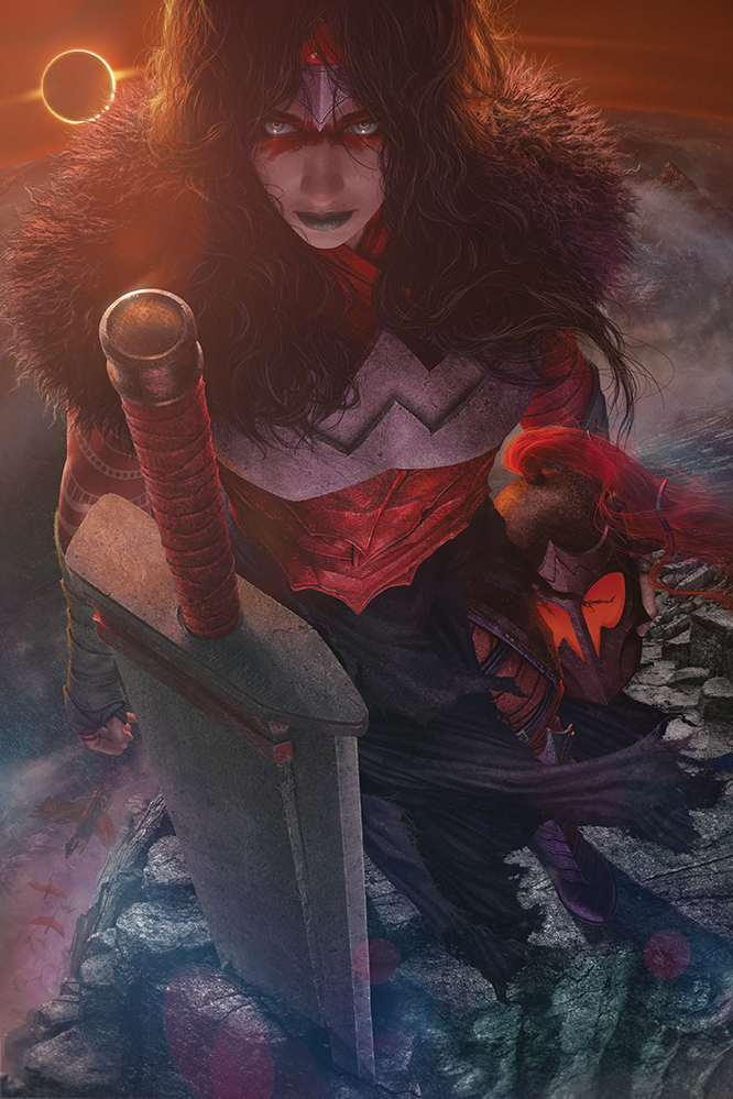  FOC27062026025 | ABSOLUTE WONDER WOMAN @22 CVR C RAHZZAH CARD STOCK VAR PRE ORDER [FOC 2706] | DC  