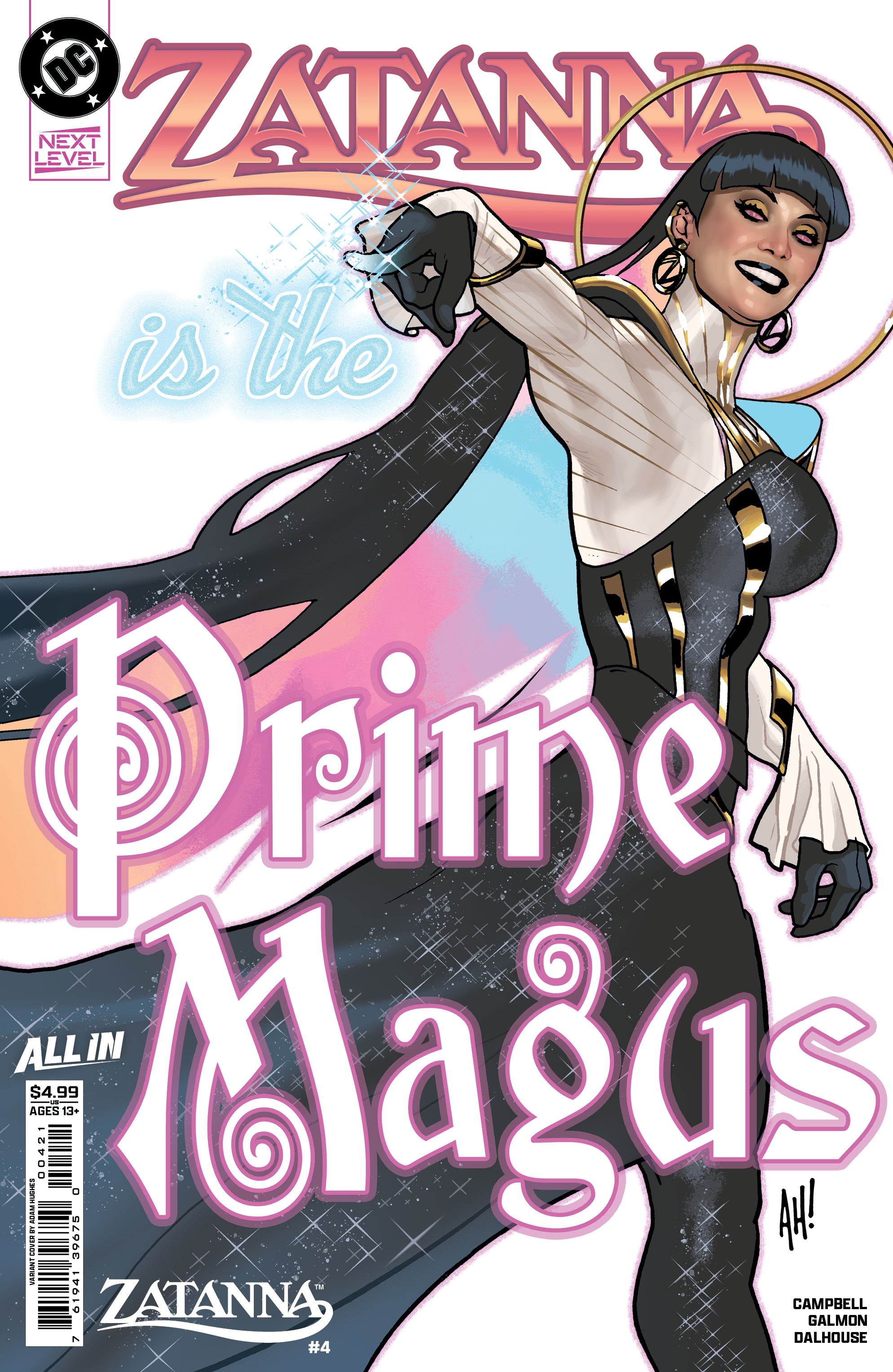  76194139675000421 | ZATANNA (2026) @4 COVER B ADAM HUGHES CARD STOCK VARIANT | DC  