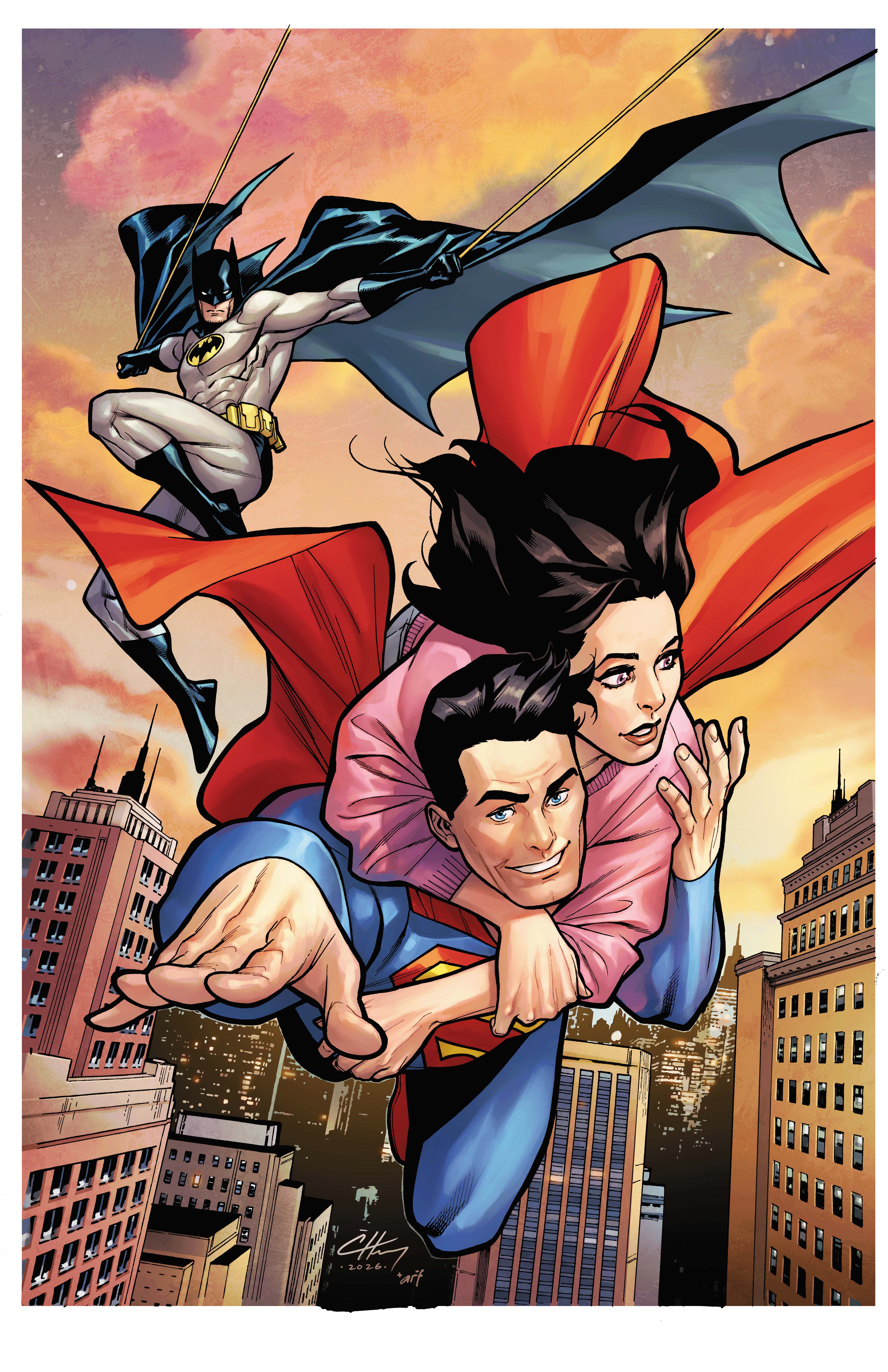  FOC04072026042 | BATMAN SUPERMAN WORLDS FINEST 2026 ANNUAL @1 (ONE SHOT) CVR C CLAYTON HENRY CARD STOCK VAR PRE ORDER [FOC 0407] | DC  