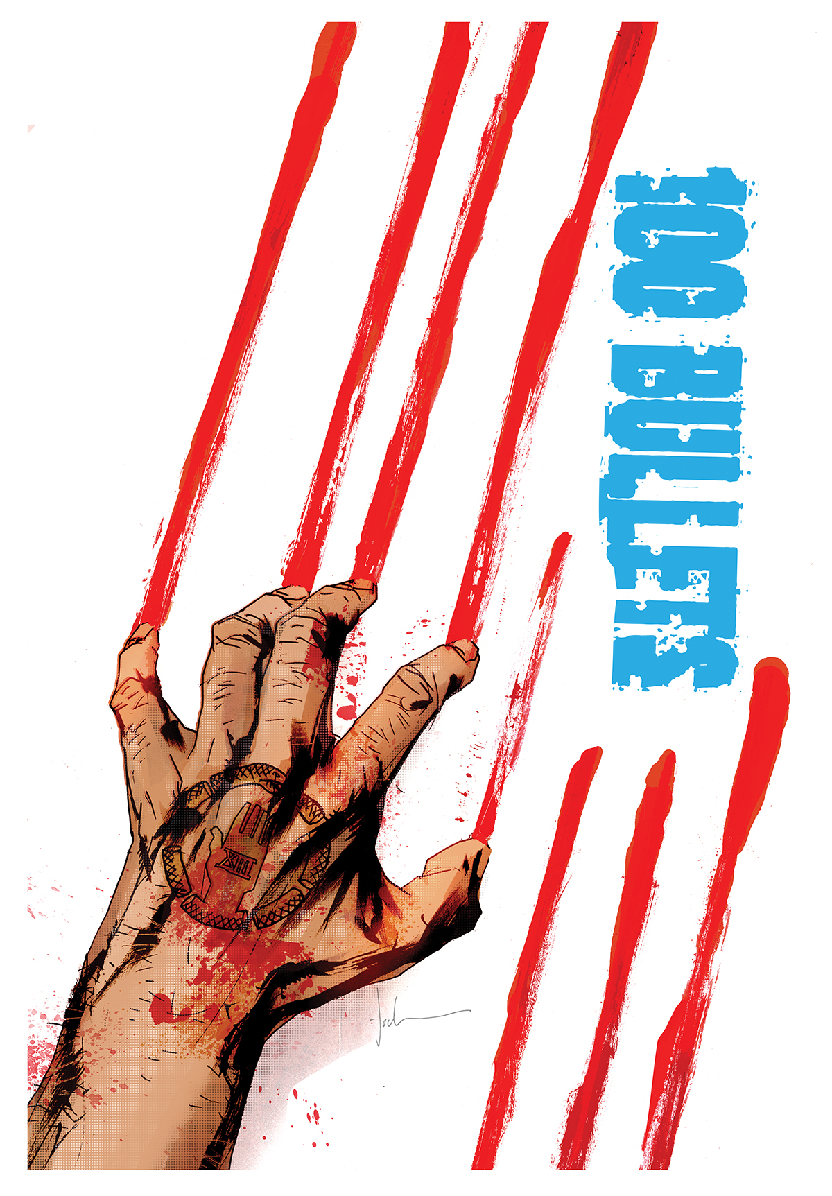  FOC06062026052 | 100 BULLETS THE US OF ANGER @1 (OF 8) CVR C JOCK CARD STOCK VAR PRE ORDER [FOC 0606] | DC  