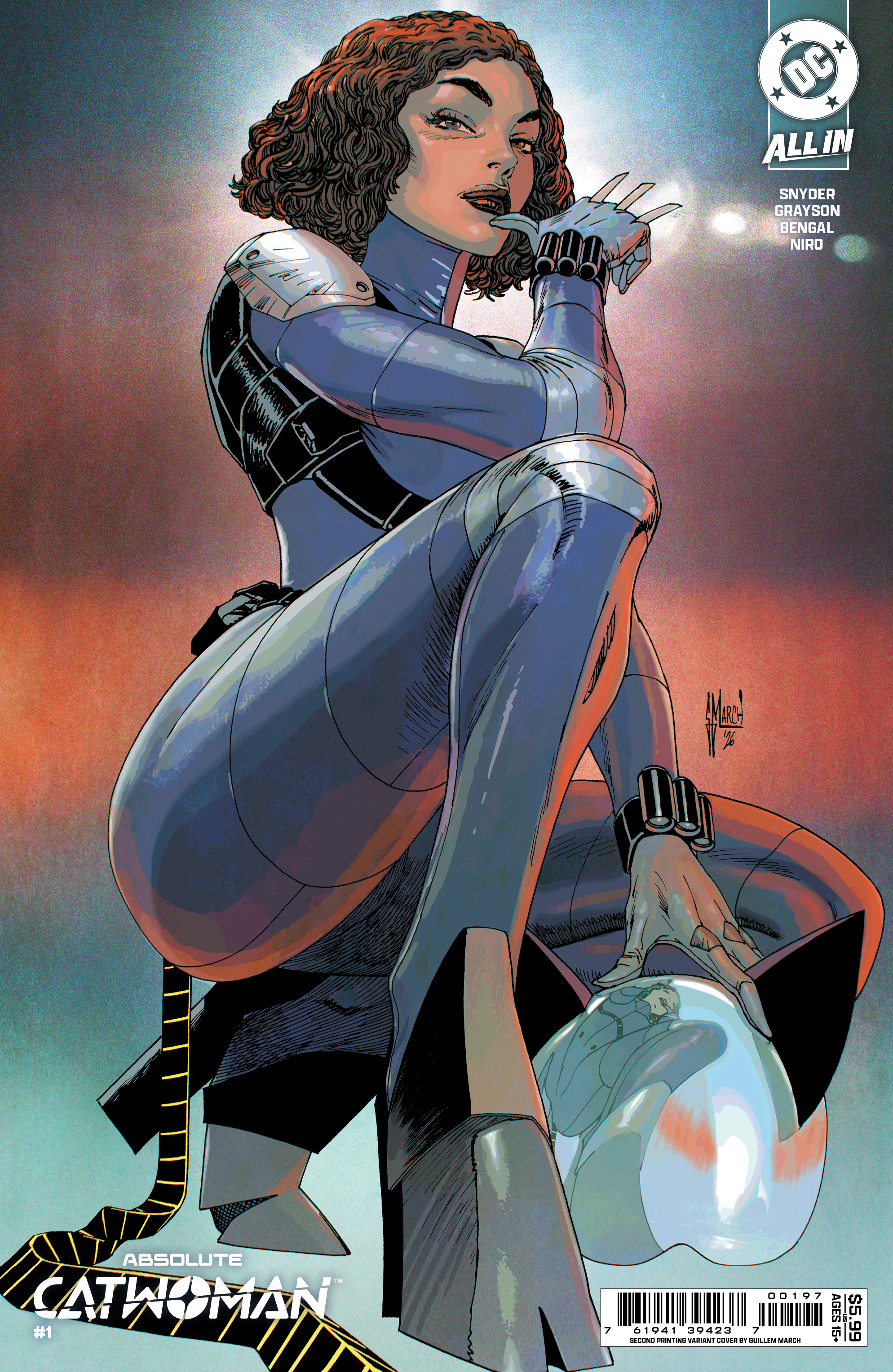  FOC20062026065 | ABSOLUTE CATWOMAN @1 (OF 6) Second Printing Cvr B Guillem March Card Stock Var PRE ORDER [FOC 2006] | DC  