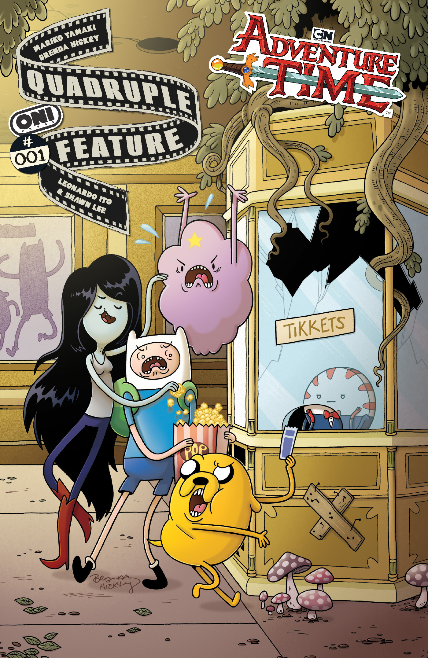  FOC06062026110 | ADVENTURE TIME QUADRUPLE FEATURE @1 (OF 4) CVR A BRENDA HICKEY PRE ORDER [FOC 0606] | LUNAR  