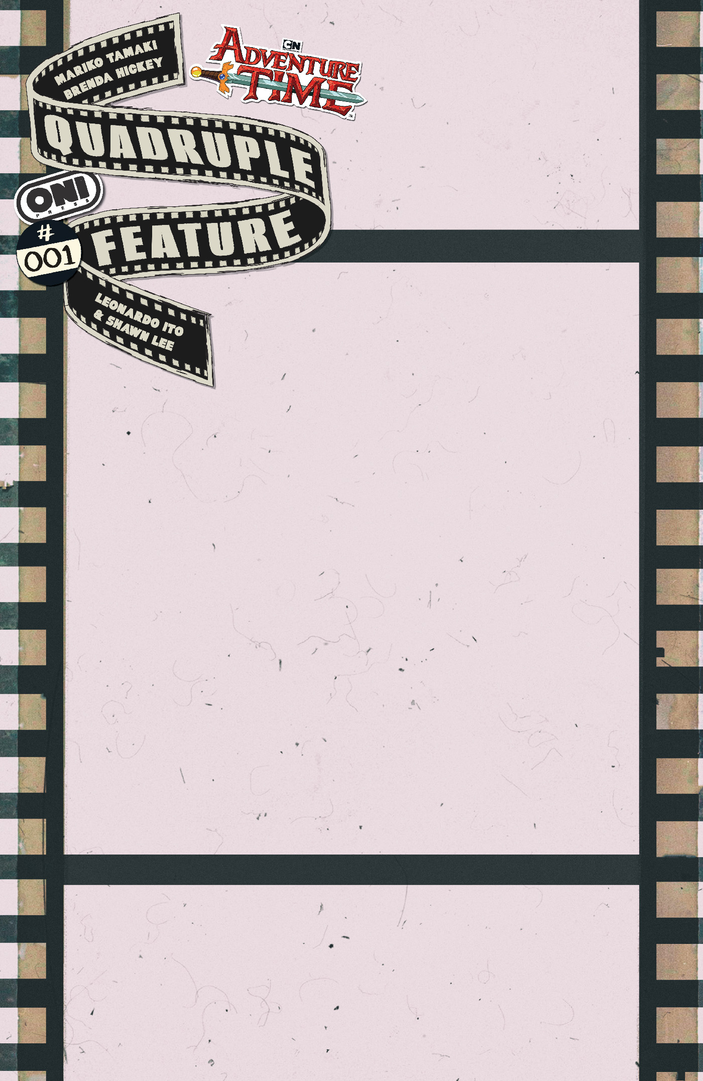  FOC06062026112 | ADVENTURE TIME QUADRUPLE FEATURE @1 (OF 4) CVR C CELLULOID BLANK SKETCH VAR PRE ORDER [FOC 0606] | LUNAR  