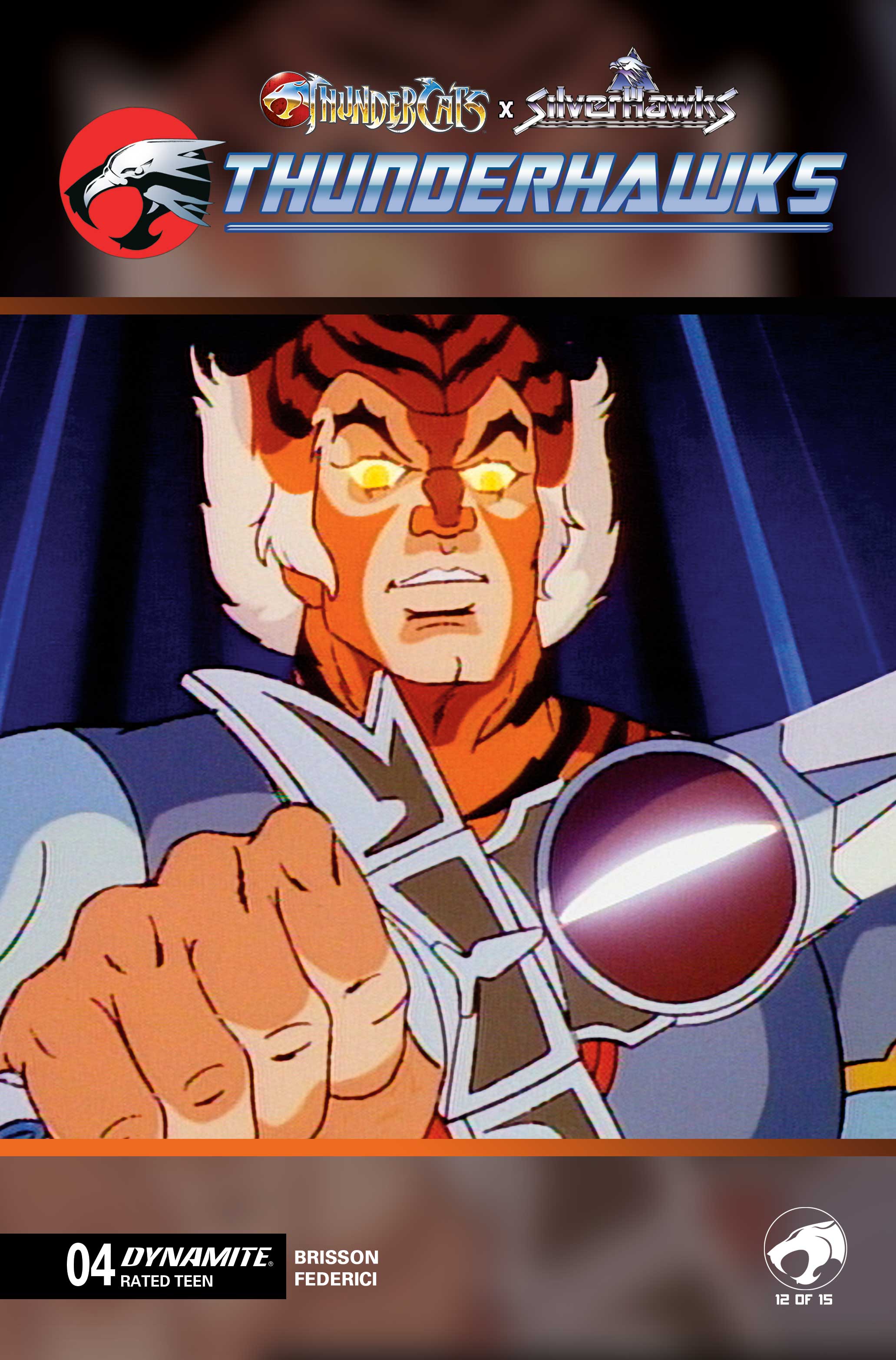 ThunderCats x SilverHawks ThunderHawks #4 (Cover E Animation Art Variant) (find on eBay)