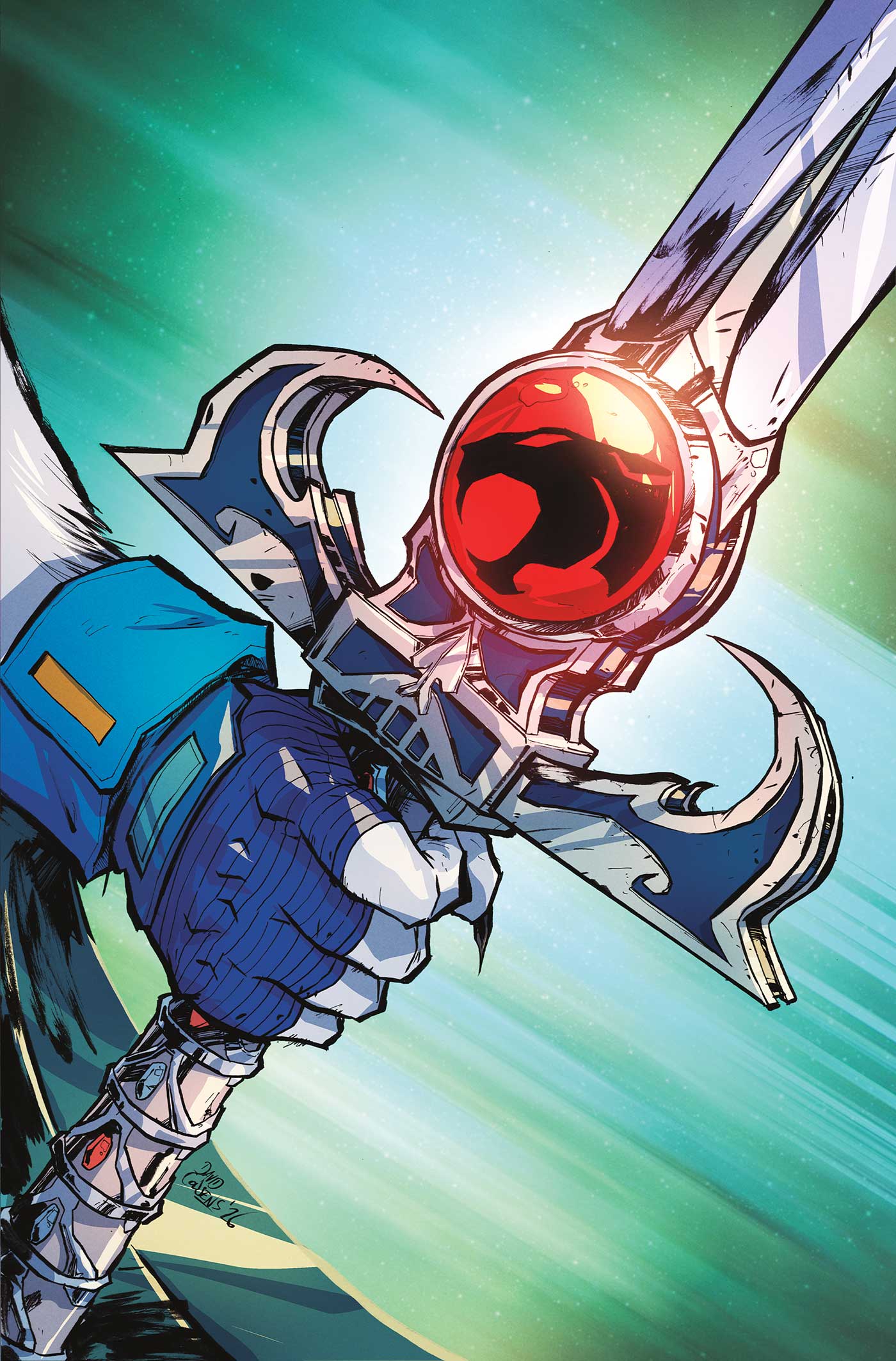 ThunderCats x SilverHawks ThunderHawks #4 (Cover J David Cousens Full Art Variant) (find on eBay)