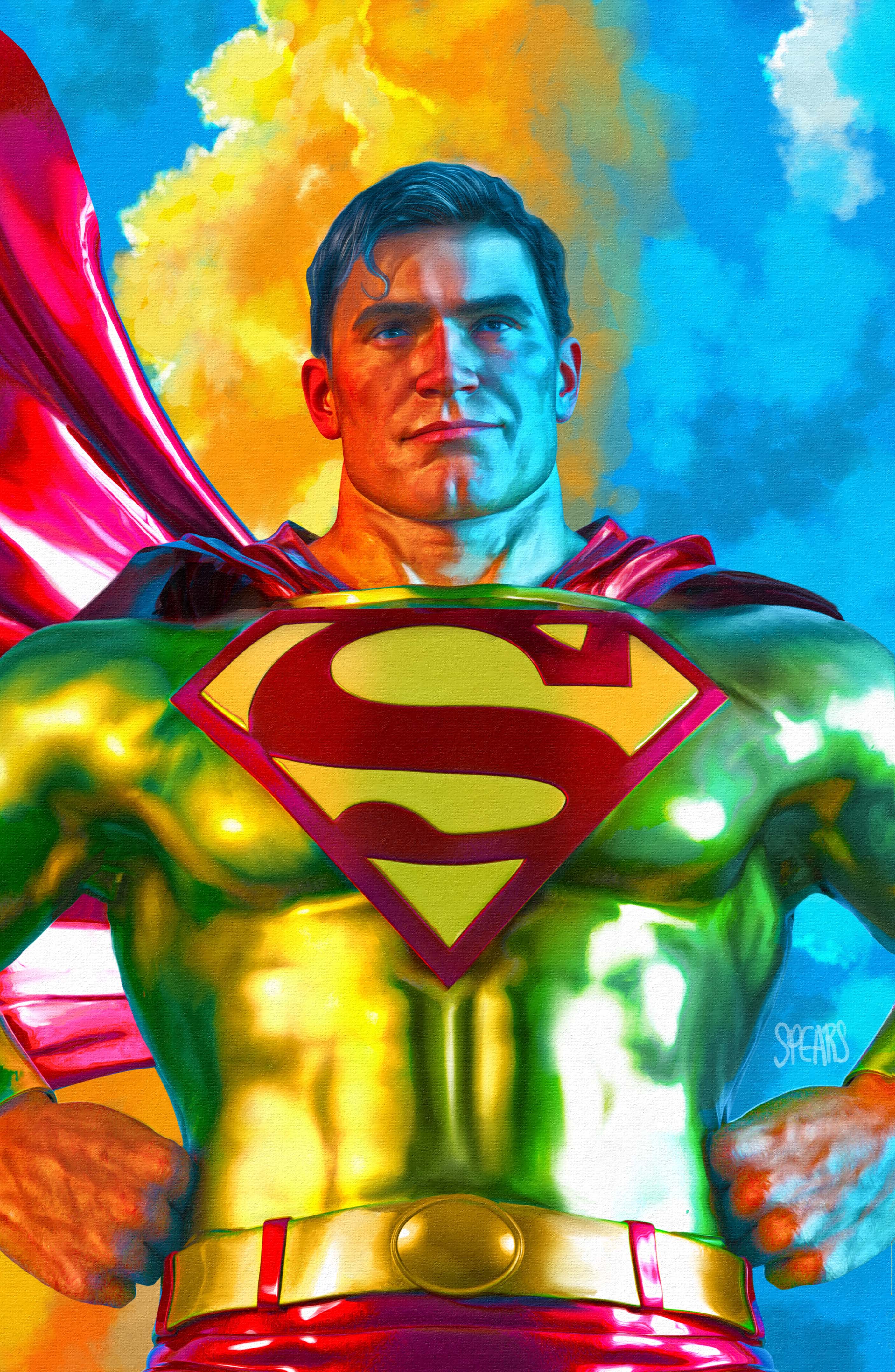  FOC26072025008 | SUPERMAN UNLIMITED @4 CVR B MARK SPEARS CARD STOCK VAR PRE ORDER [FOC 2607] | DC  