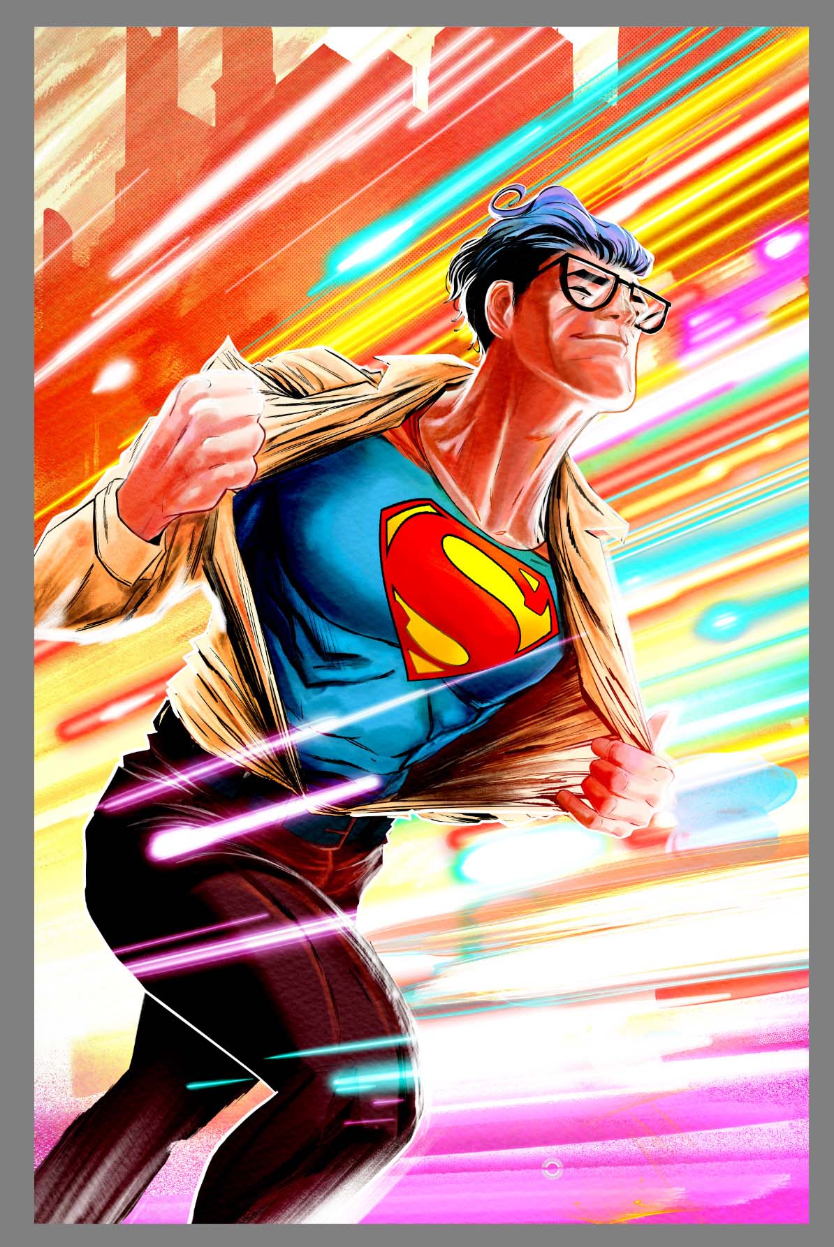  FOC26072025010 | SUPERMAN UNLIMITED @4 CVR D ROBBI RODRIGUEZ CARD STOCK VAR PRE ORDER [FOC 2607] | DC  