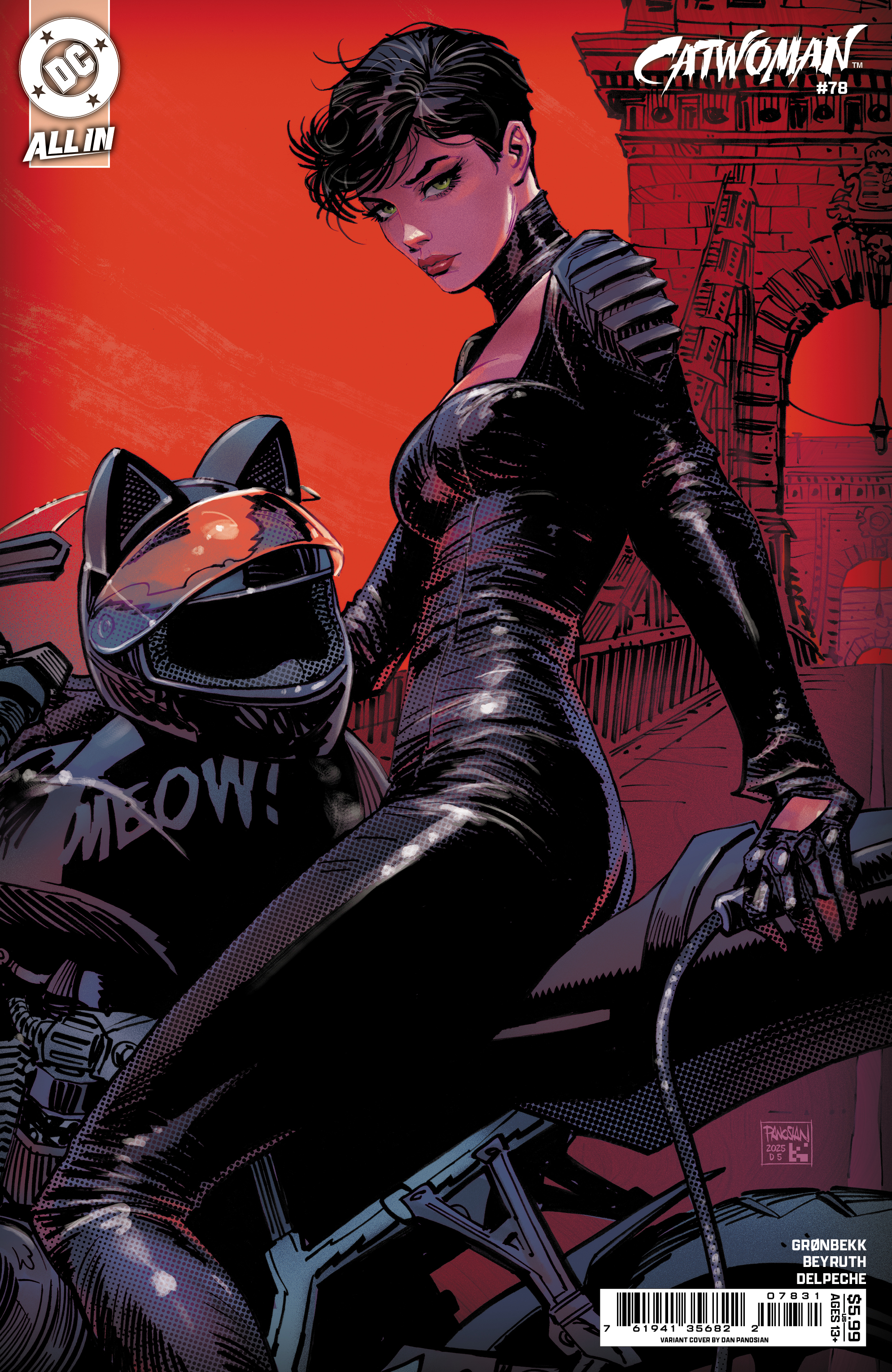  FOC26072025034 | CATWOMAN @78 CVR C DAN PANOSIAN CARD STOCK VAR PRE ORDER [FOC 2607] | DC  