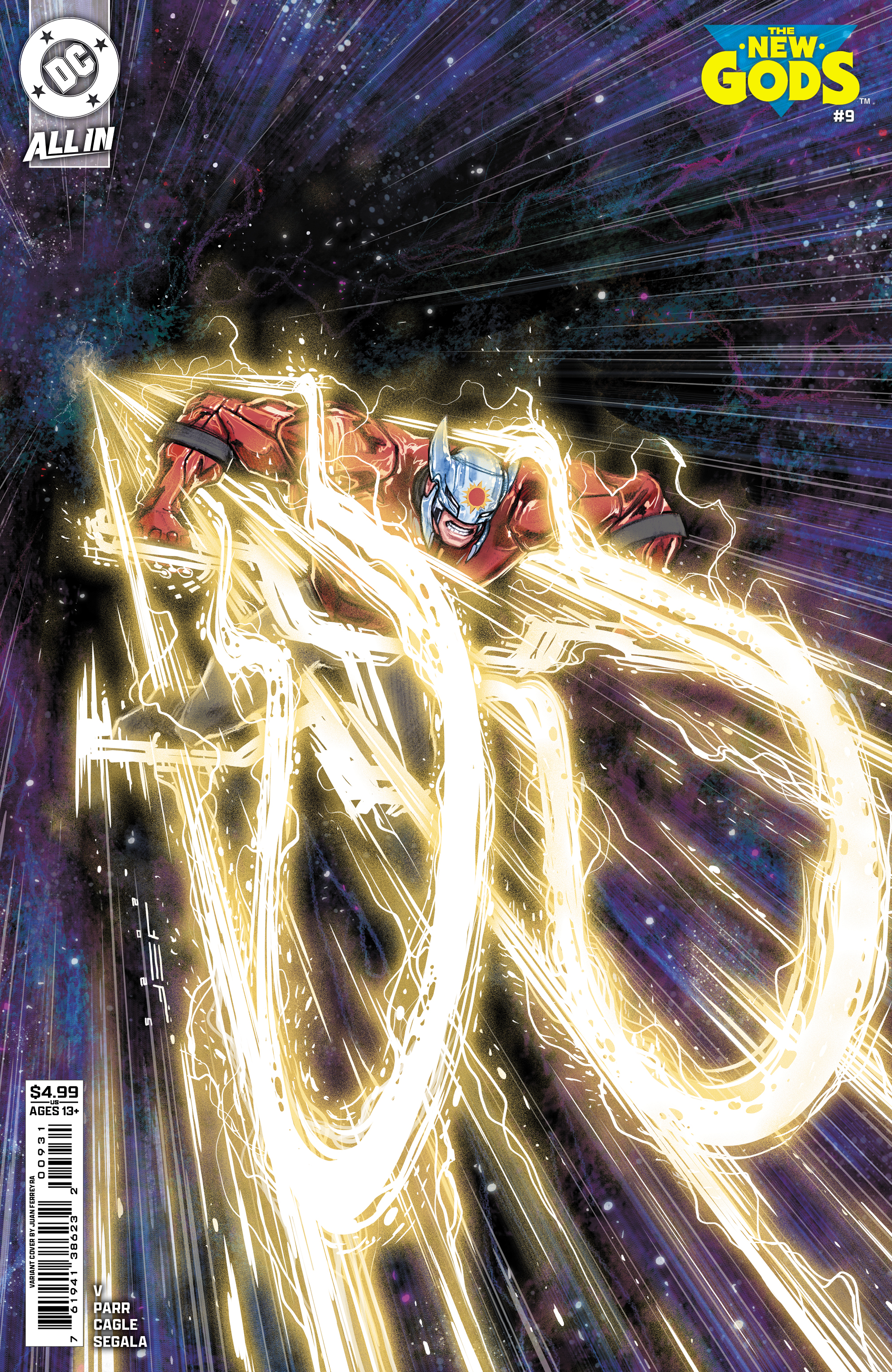  FOC26072025037 | NEW GODS @9 (OF 12) CVR C JUAN FERREYRA CARD STOCK VAR PRE ORDER [FOC 2607] | DC  