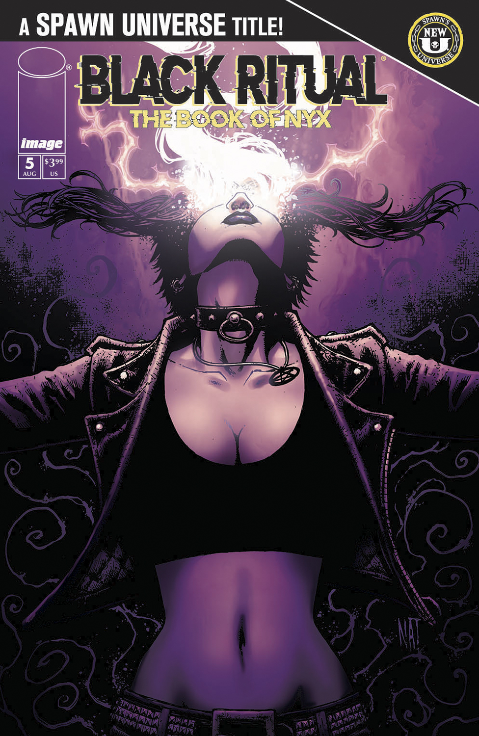  FOC9082025069 | SPAWN BLACK RITUAL THE BOOK OF NYX @5 (OF 7) CVR A NAT JONES PRE ORDER [FOC 0908] | IMAGE  