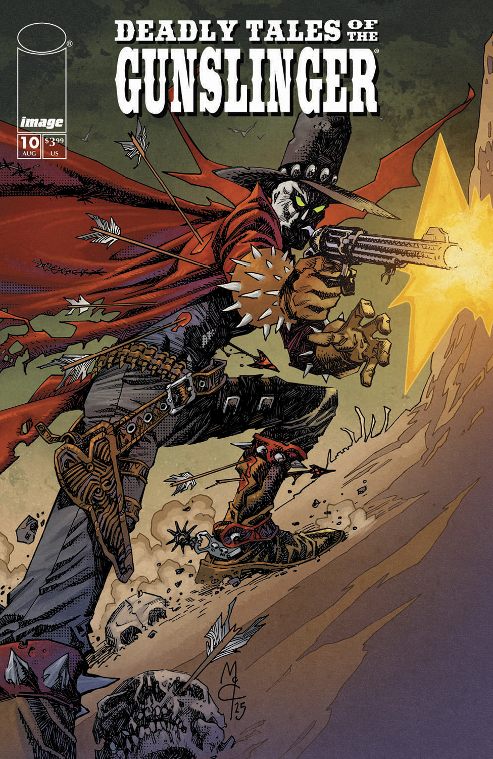  70985304169601021 | DEADLY TALES OF THE GUNSLINGER SPAWN @10 COVER B JOHN MCCREA VARIANT | IMAGE  