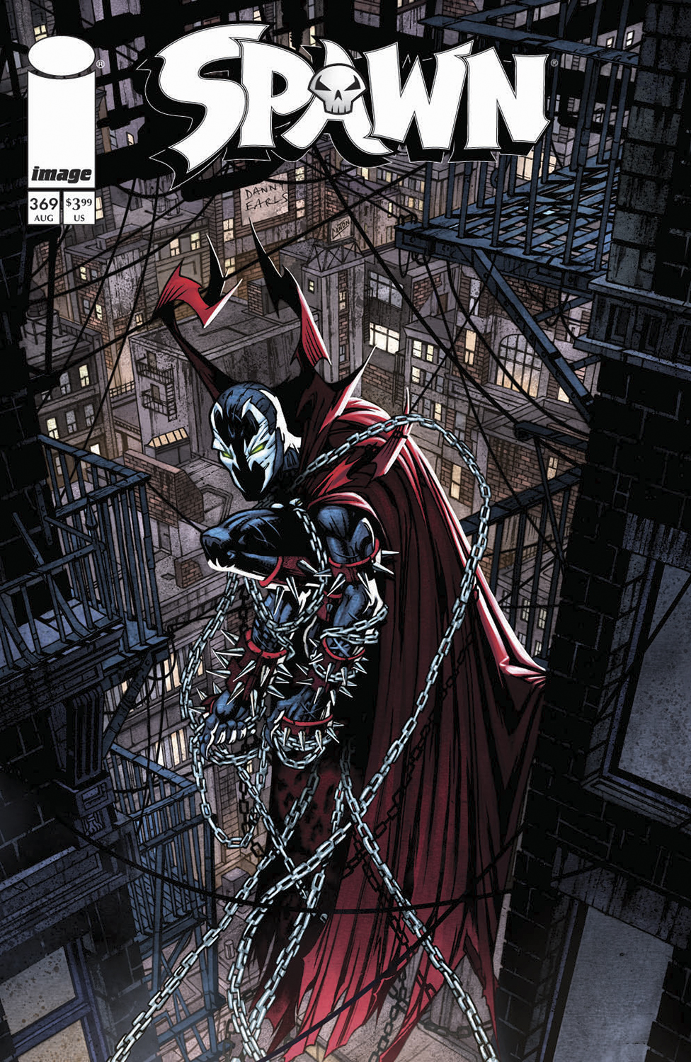  FOC20092025053 | SPAWN @369 CVR B DANNY EARLS VAR  PRE ORDER [FOC 2009] | IMAGE  