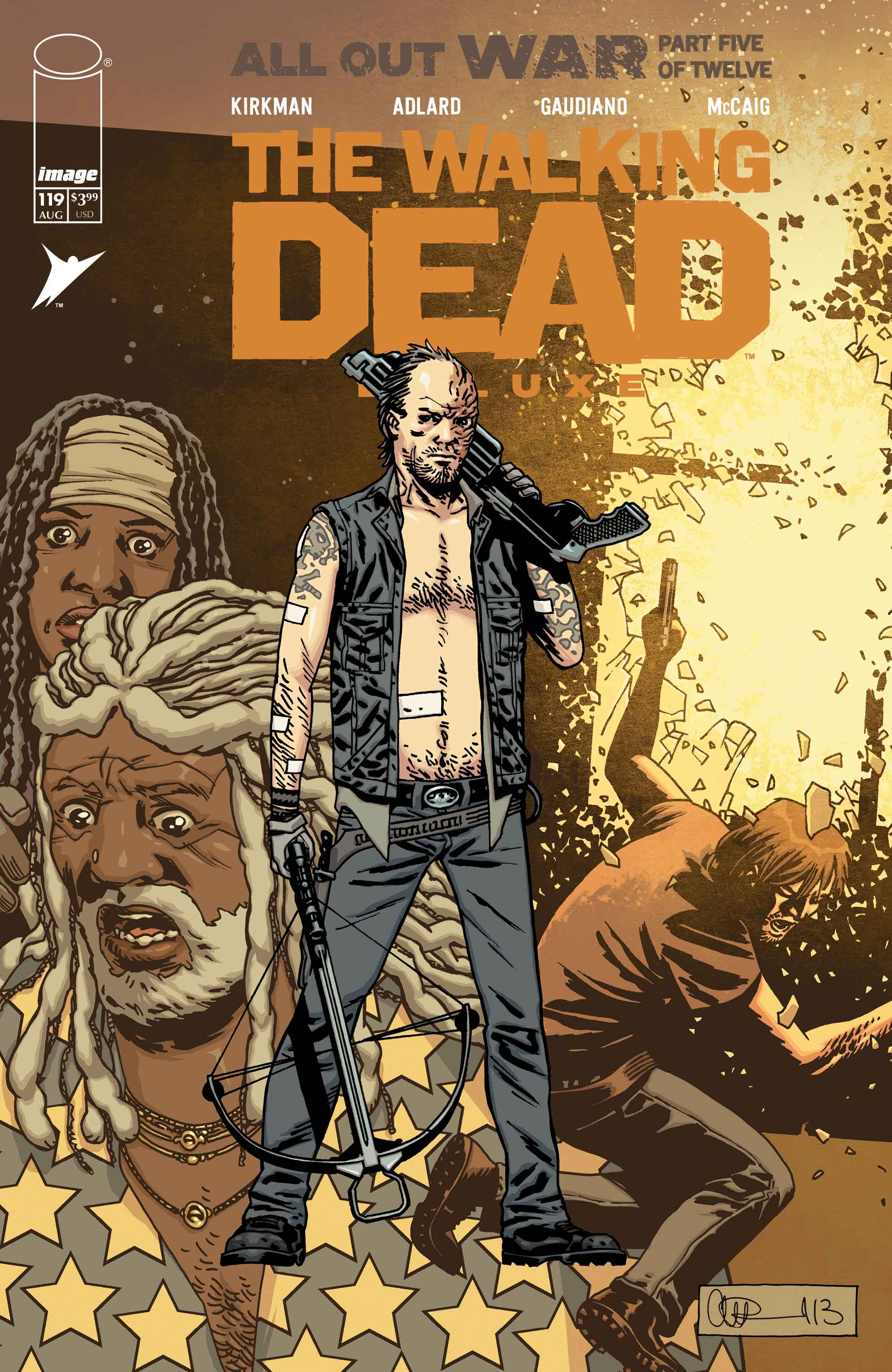  FOC26072025070 | WALKING DEAD DELUXE @119 CVR B CHARLIE ADLARD & DAVE MCCAIG VAR PRE ORDER [FOC 2607] | IMAGE  