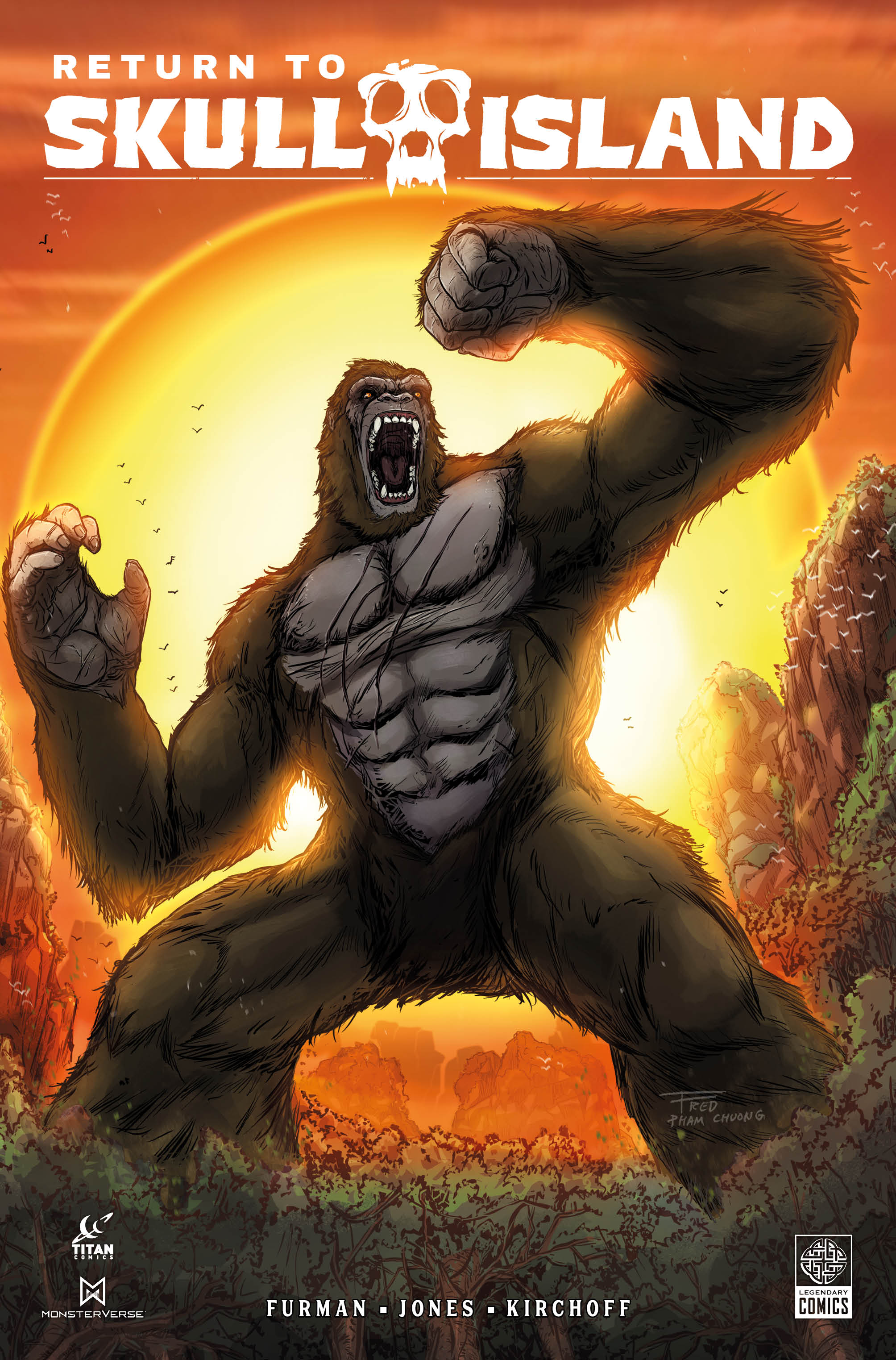  FOC9082025191 | RETURN TO SKULL ISLAND @3 (OF 4) CVR C FREDERIC PHAM CHUONG VAR PRE ORDER [FOC 0908] | TITAN  