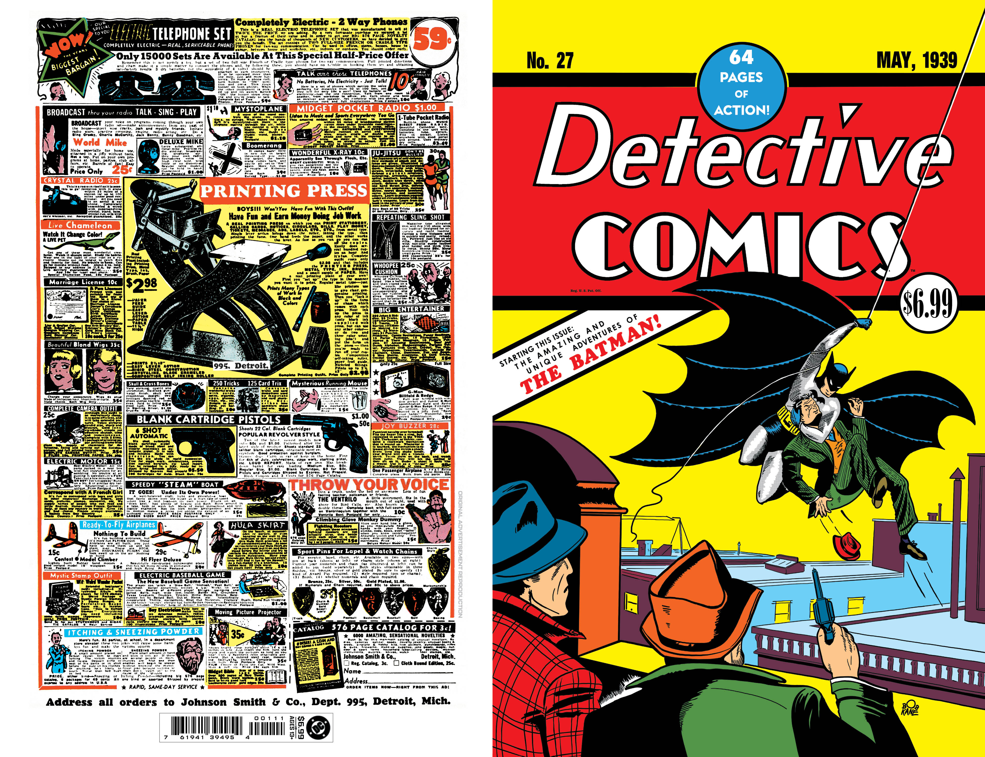  76194139495400111 | DETECTIVE COMICS @27 FACSIMILE EDITION COVER A BOB KANE (2026) | DC  
