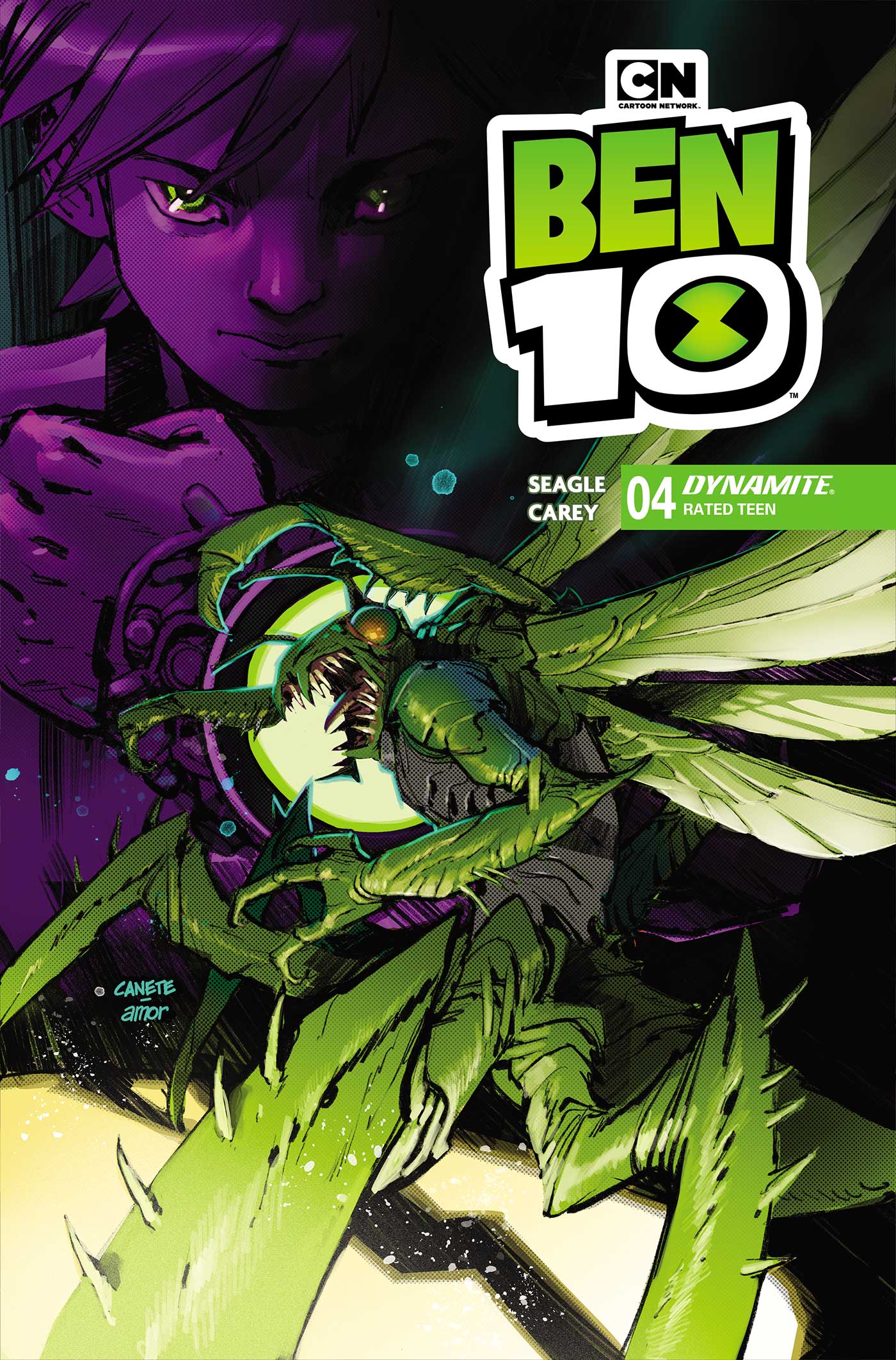  72513036343504181 | BEN 10 @4 COVER R INC 17 ERIC CANETE FOIL VARIANT | DYNAMITE  