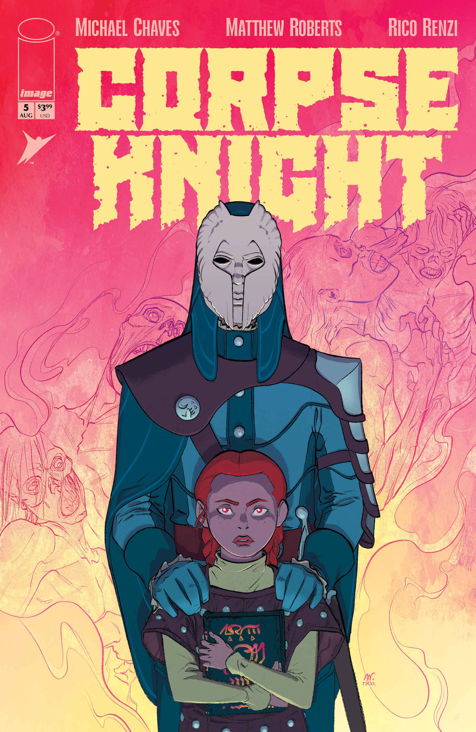  FOC1082026112 | CORPSE KNIGHT @5 (OF 6) CVR A MATTHEW ROBERTS & RICO RENZI PRE ORDER [FOC 0108] | IMAGE  