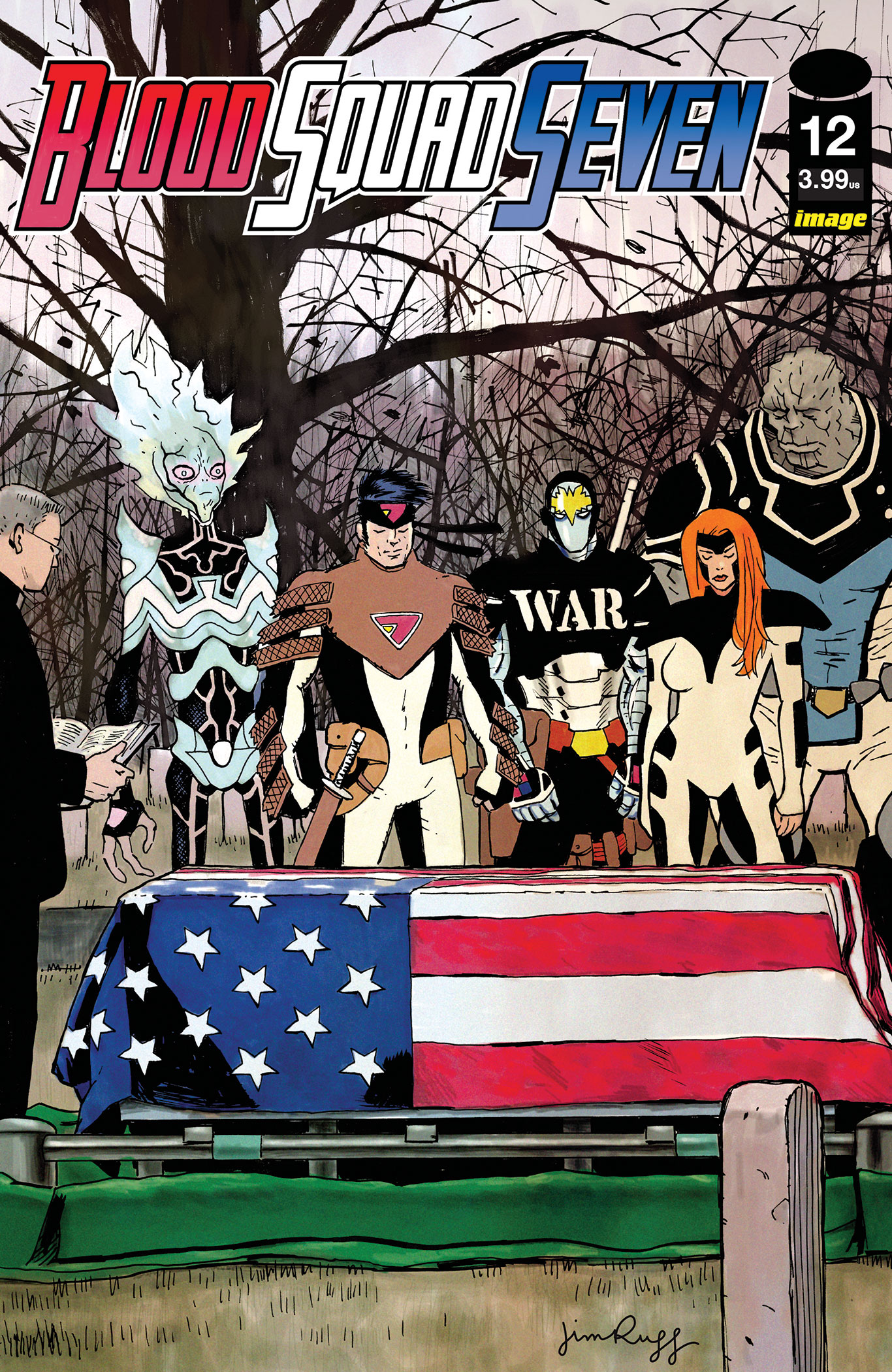  FOC29112025138 | BLOOD SQUAD SEVEN @12 CVR B JIM RUGG VAR PRE ORDER [FOC 2911] | IMAGE  