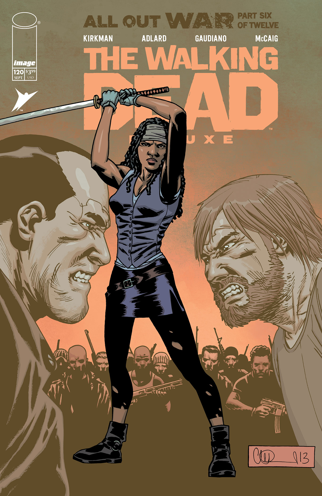  FOC9082025085 | WALKING DEAD DELUXE @120 CVR B CHARLIE ADLARD & DAVE MCCAIG VAR PRE ORDER [FOC 0908] | IMAGE  