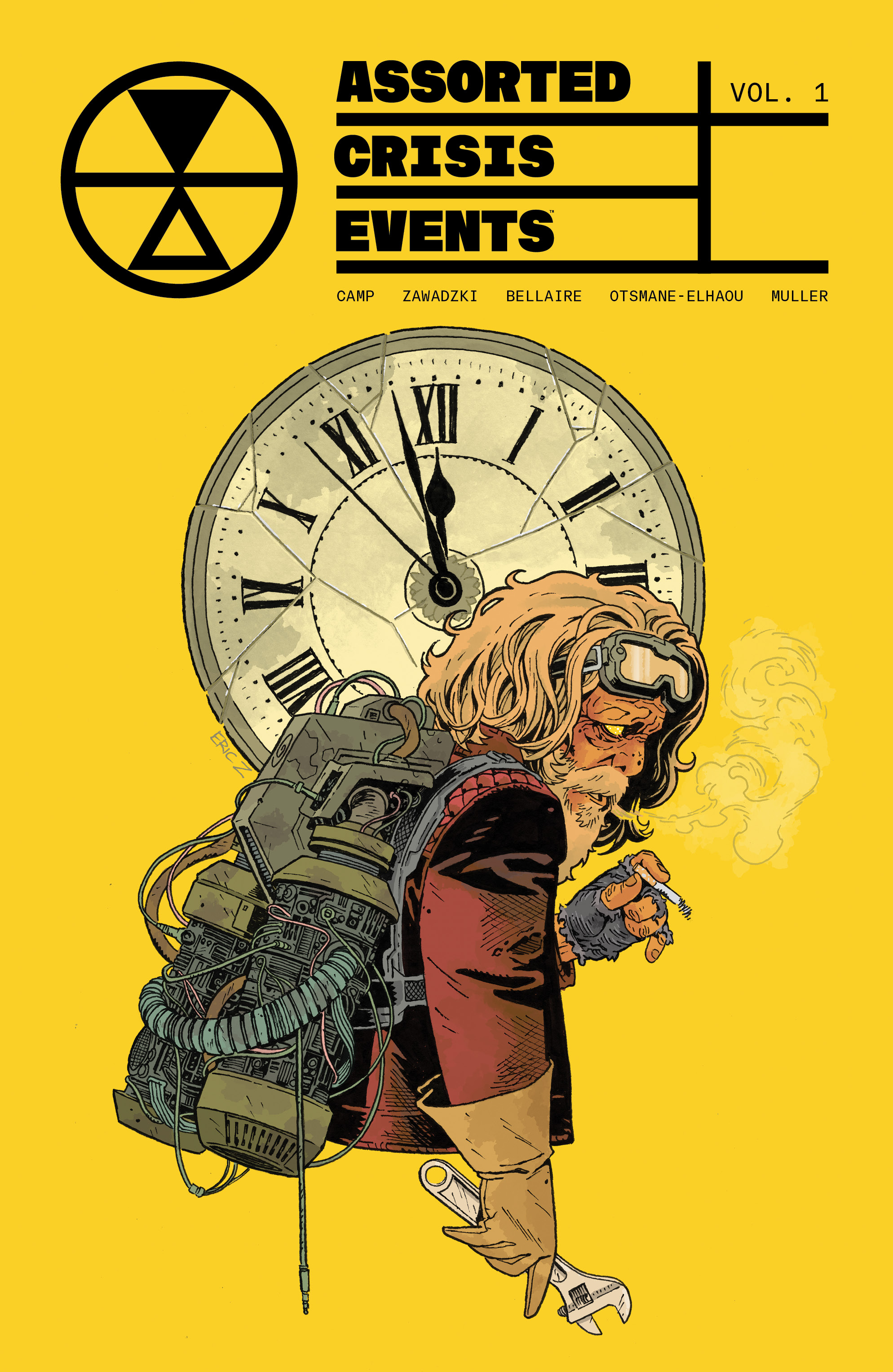  FOC9082025245 | ASSORTED CRISIS EVENTS TP VOL 01 DIRECT MARKET EXCLUSIVE ERIC ZAWADZKI YELLOW CVR PRE ORDER [FOC 0908] | IMAGE  