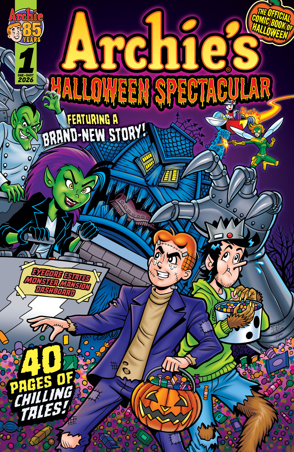  FOC15082026190 | ARCHIES HALLOWEEN SPECTACULAR (ONE SHOT) CVR A STEVEN BULTER LILY BUTLER PRE ORDER [FOC 1508] | LUNAR  