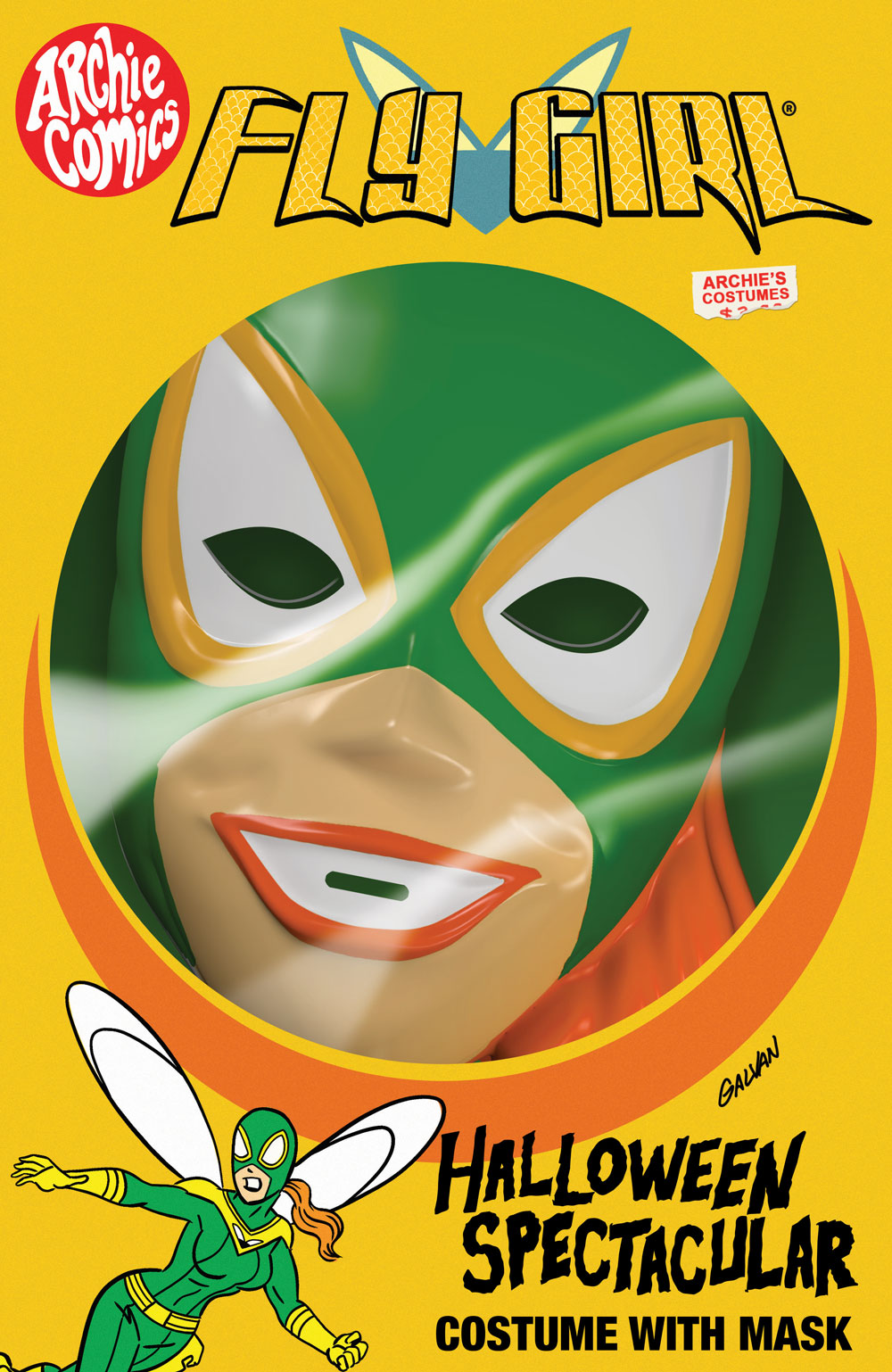  FOC15082026192 | ARCHIES HALLOWEEN SPECTACULAR (ONE SHOT) CVR C BILL GALVAN FLY GIRL MASK VAR PRE ORDER [FOC 1508] | LUNAR  