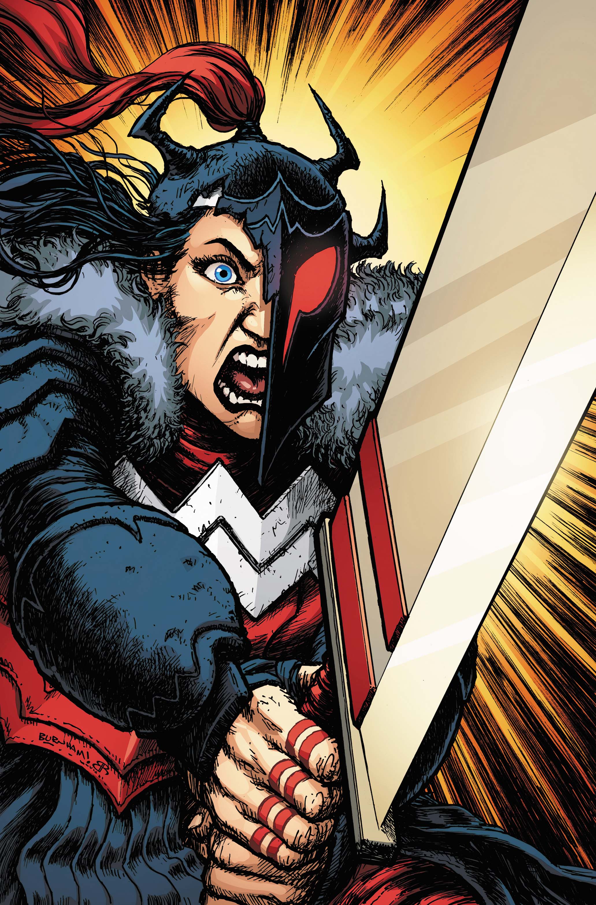  29082026022 | ABSOLUTE WONDER WOMAN @24 CVR C CHRIS BURNHAM CARD STOCK VAR PRE ORDER [FOC 2908] | DC  