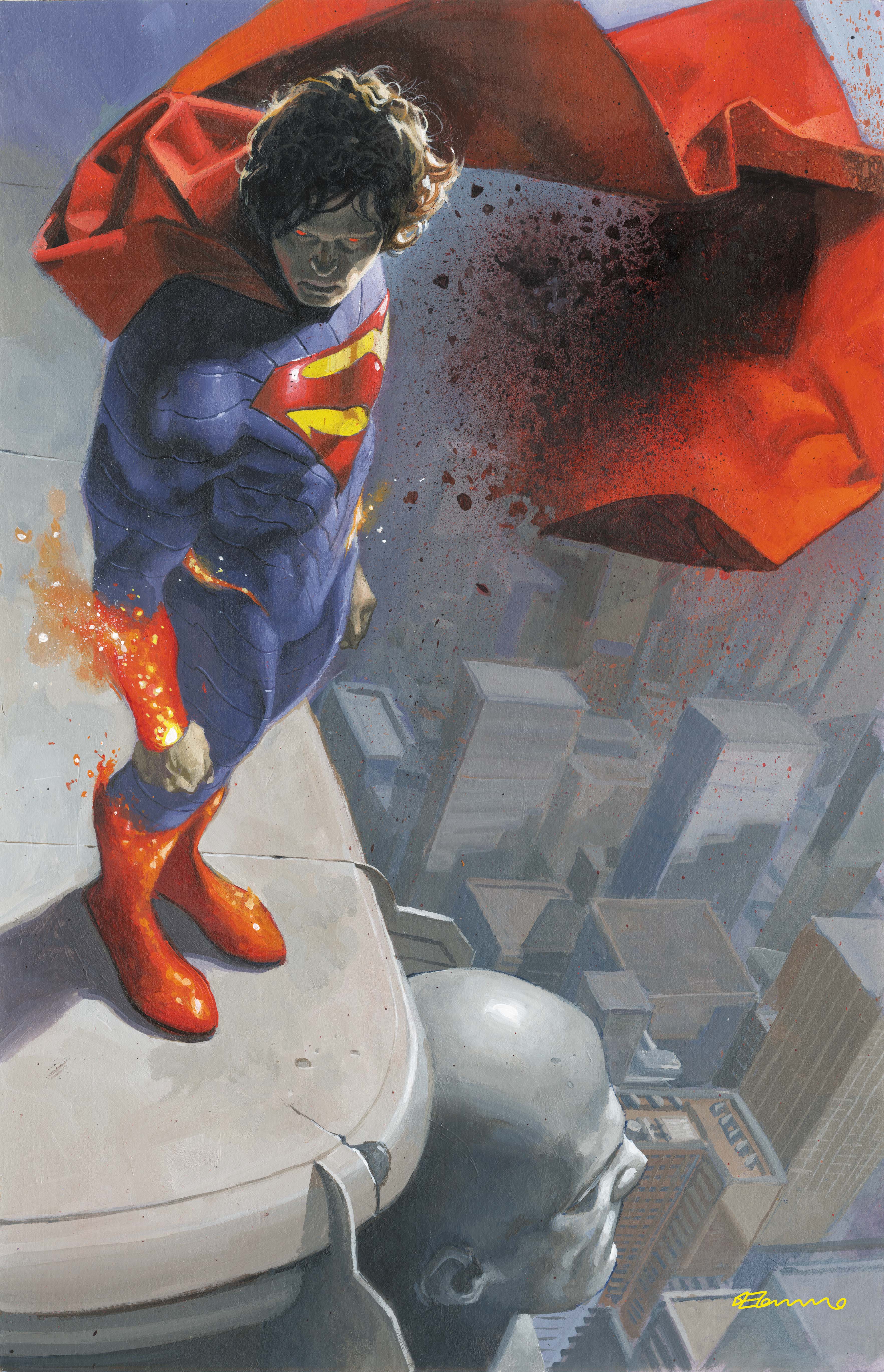  FOC8082026233 | ABSOLUTE SUPERMAN @23 CVR D FABRIZIO DE TOMMASO CARD STOCK VAR PRE ORDER [FOC 0808] | DC  
