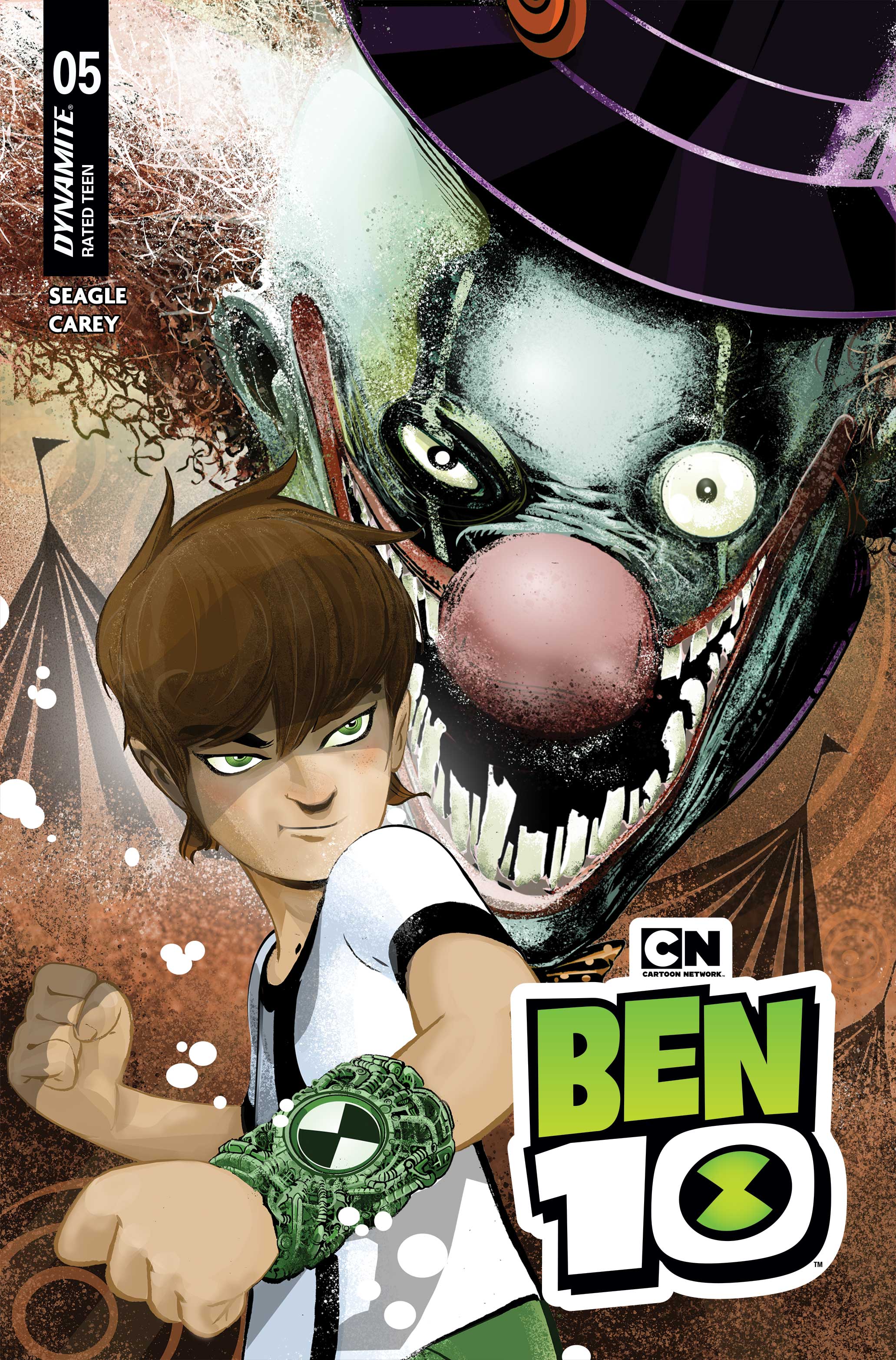  72513036343505021 | BEN 10 @5 COVER B DUNCAN ROULEAU VARIANT | DYNAMITE  