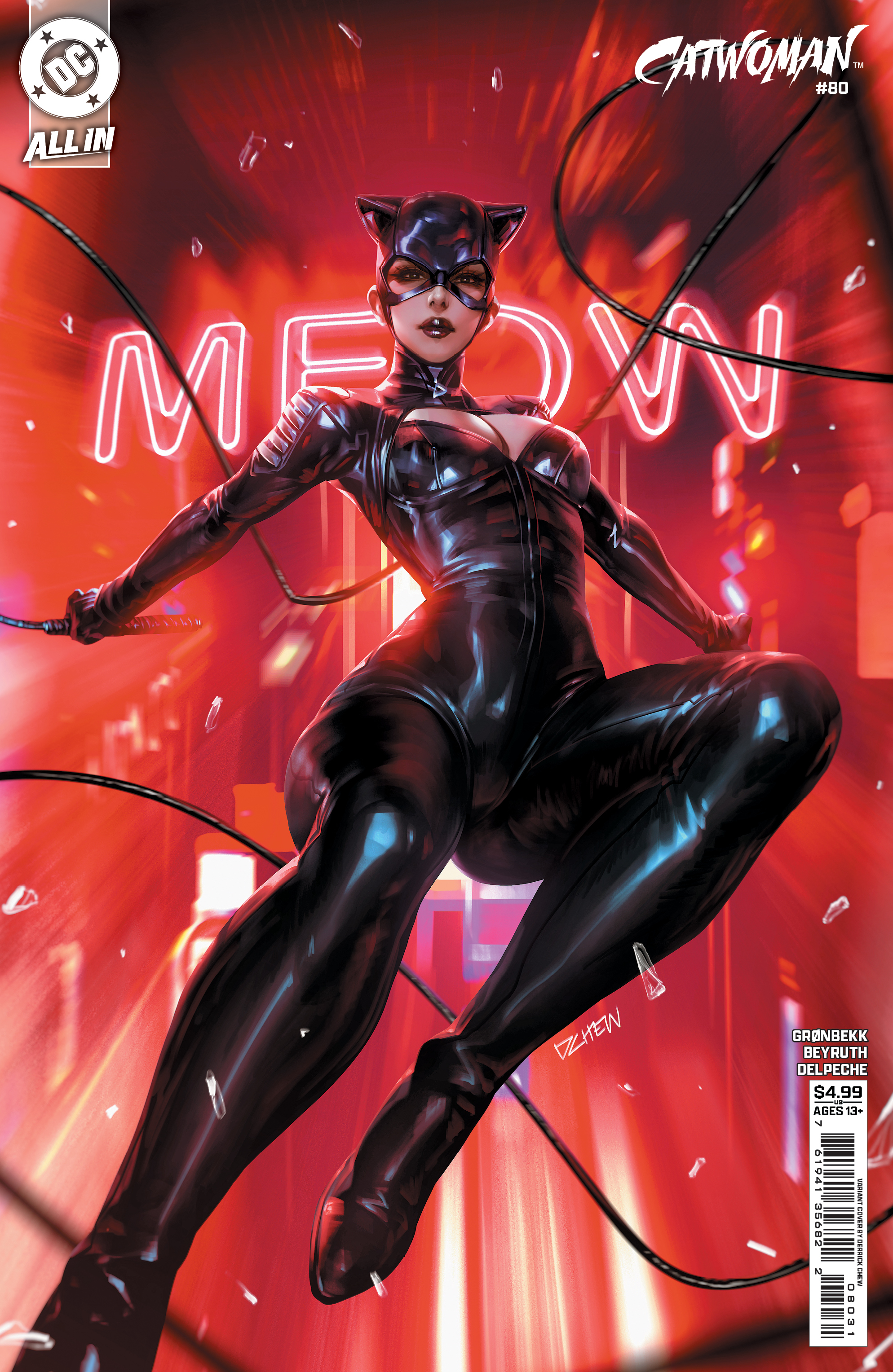  FOC20092025022 | CATWOMAN @80 CVR C DERRICK CHEW CARD STOCK VAR  PRE ORDER [FOC 2009] | DC  