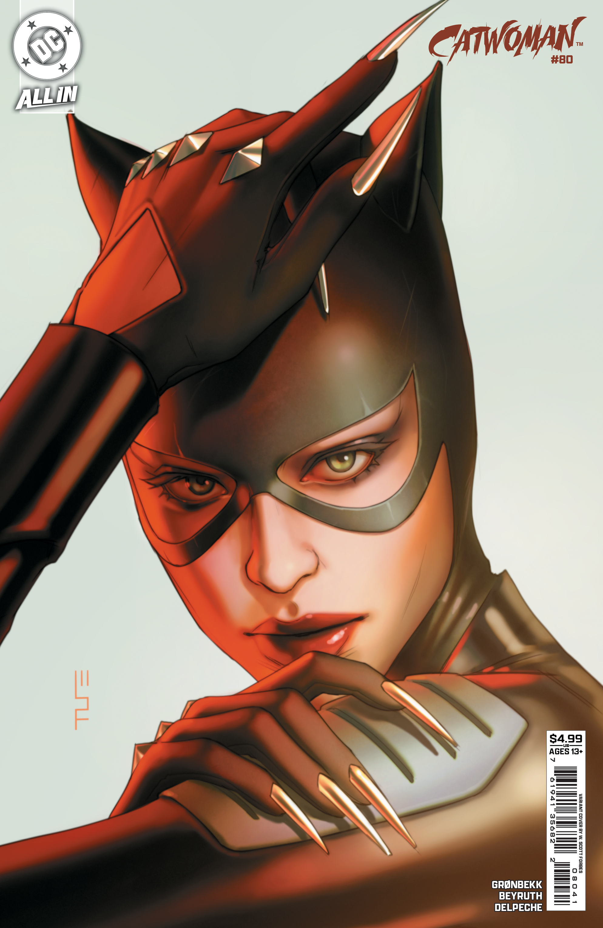 FOC20092025023 | CATWOMAN @80 CVR D W SCOTT FORBES CARD STOCK VAR  PRE ORDER [FOC 2009] | DC  