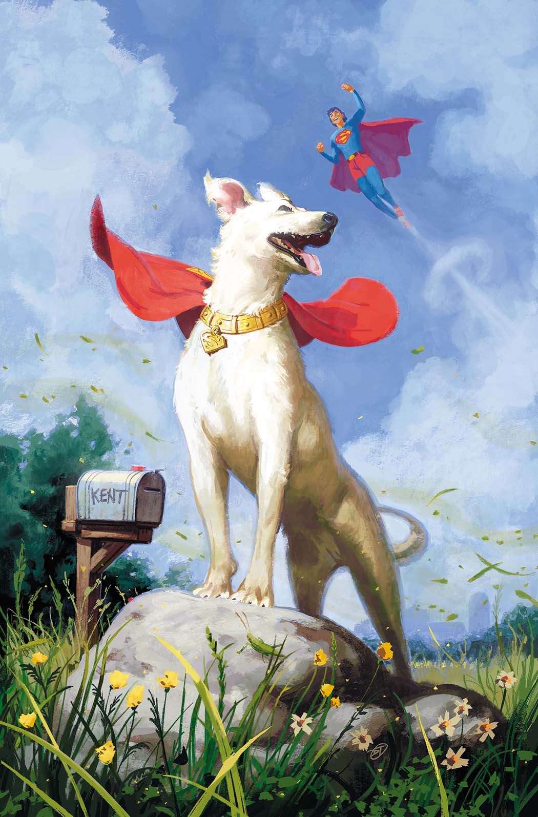  FOC20092025030 | KRYPTO THE LAST DOG OF KRYPTON @5 (OF 5) CVR B DAVID TALASKI CARD STOCK VAR  PRE ORDER [FOC 2009] | DC  