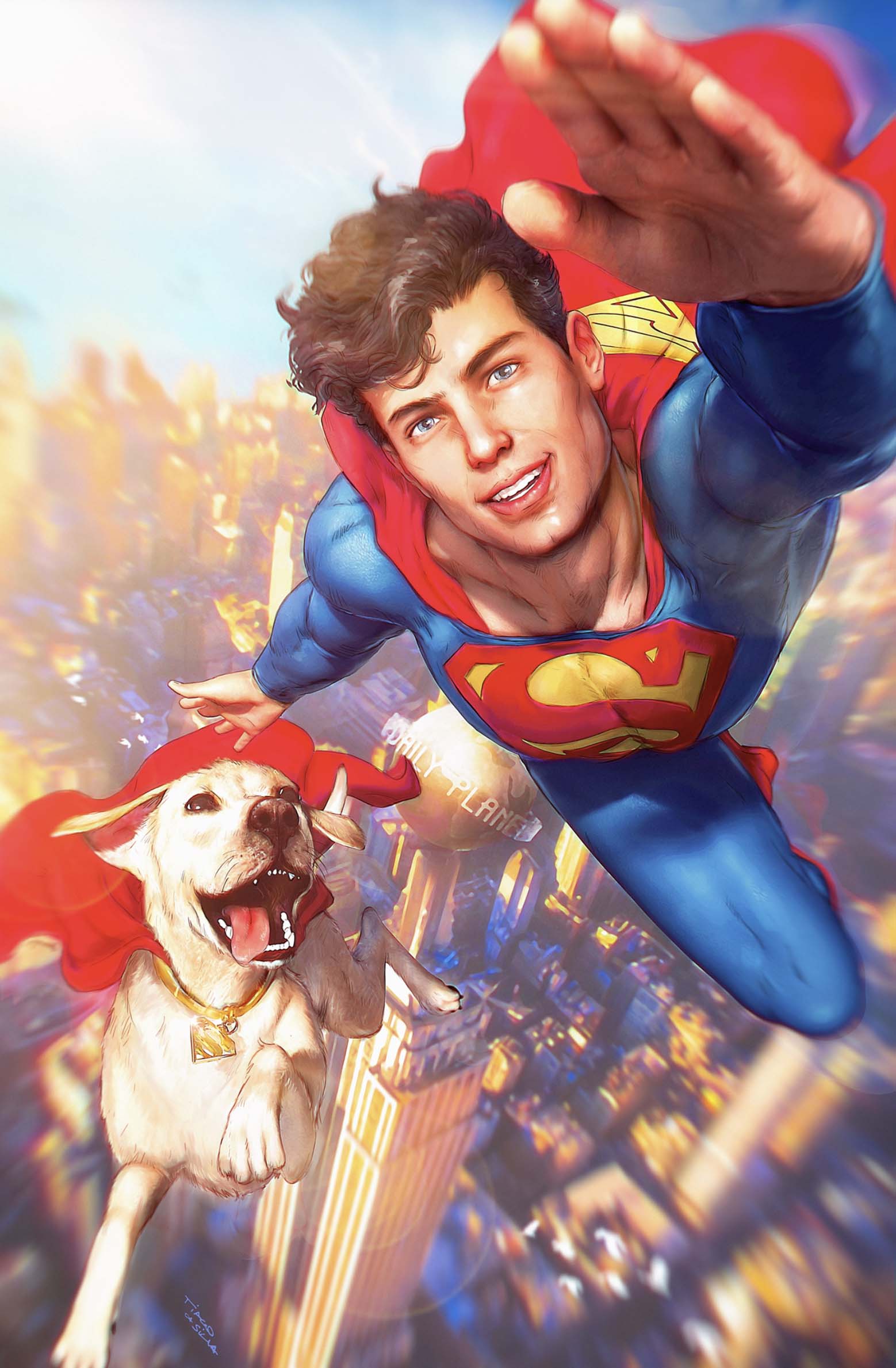  FOC20092025034 | SUPERMAN UNLIMITED @6 CVR D TIAGO DA SILVA CARD STOCK VAR  PRE ORDER [FOC 2009] | DC  