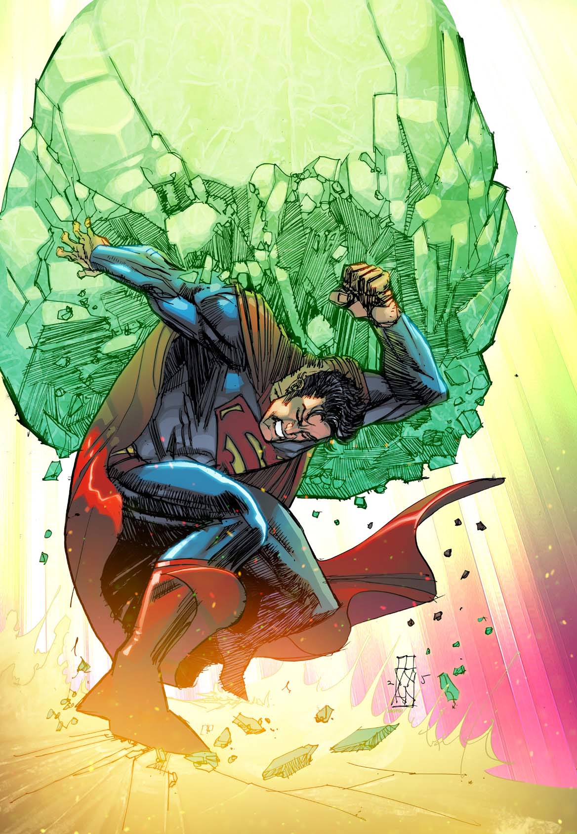  FOC20092025035 | SUPERMAN UNLIMITED @6 CVR E DENYS COWAN CARD STOCK VAR  PRE ORDER [FOC 2009] | DC  