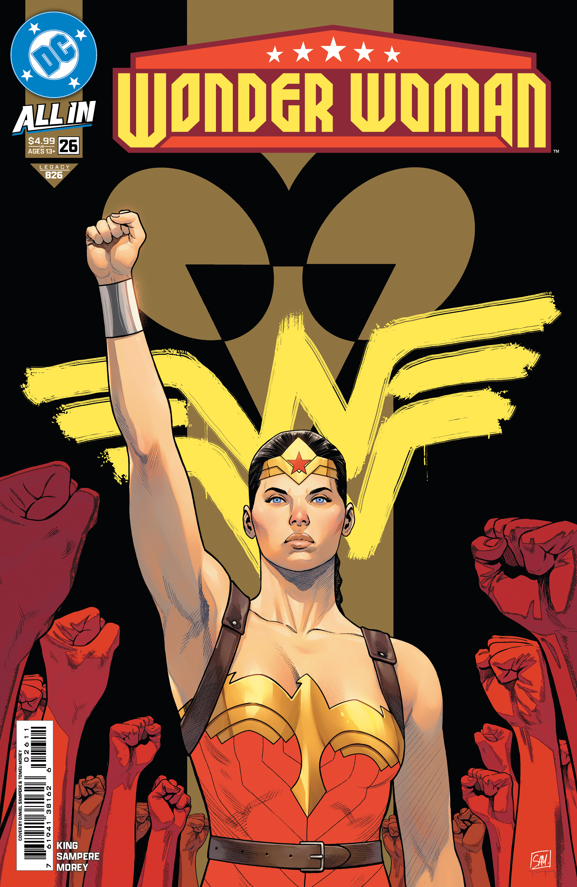  FOC20092025036 | WONDER WOMAN @26 CVR A DANIEL SAMPERE  PRE ORDER [FOC 2009] | DC  