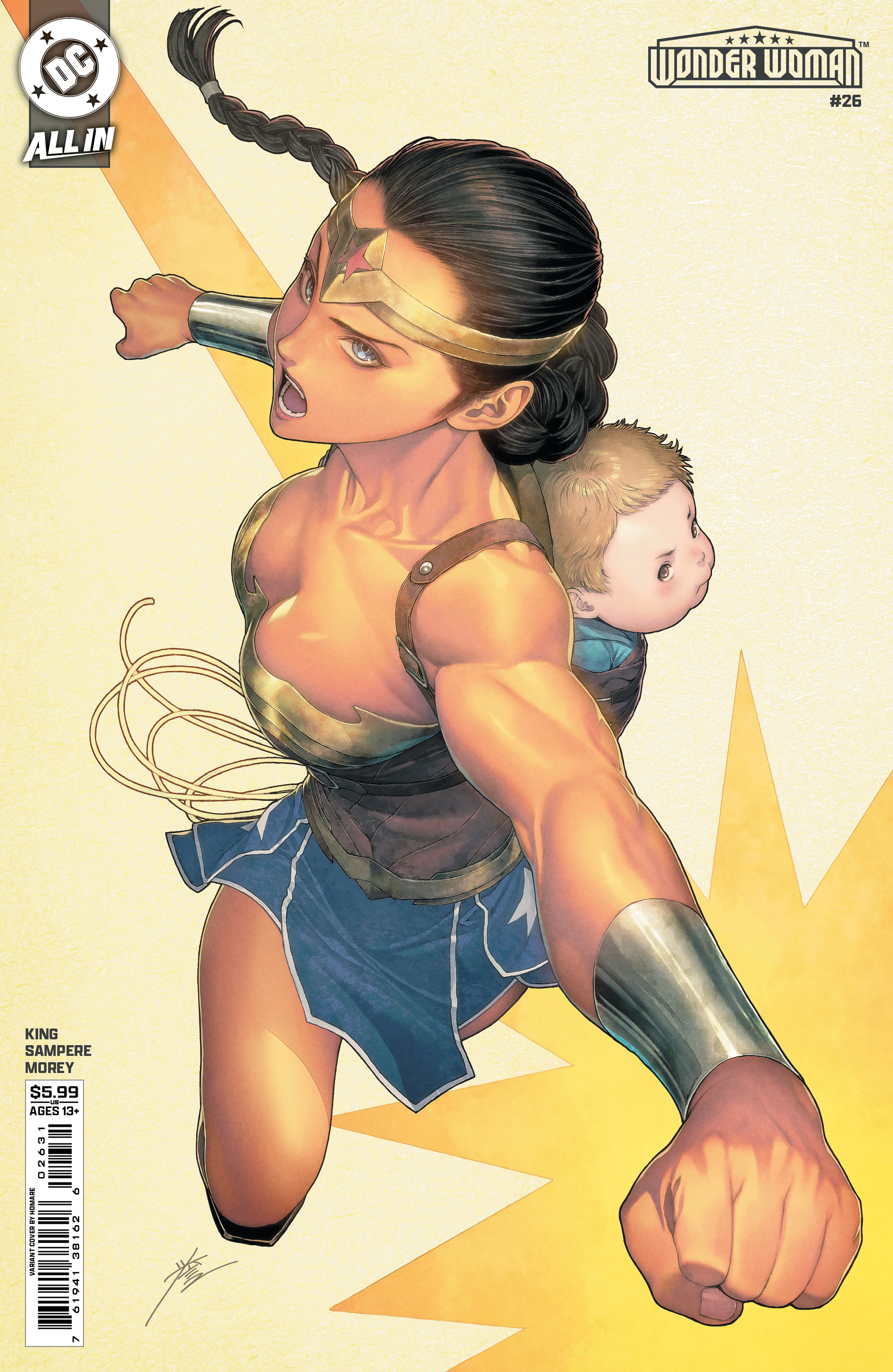  FOC20092025038 | WONDER WOMAN @26 CVR C HOMARE CARD STOCK VAR  PRE ORDER [FOC 2009] | DC  