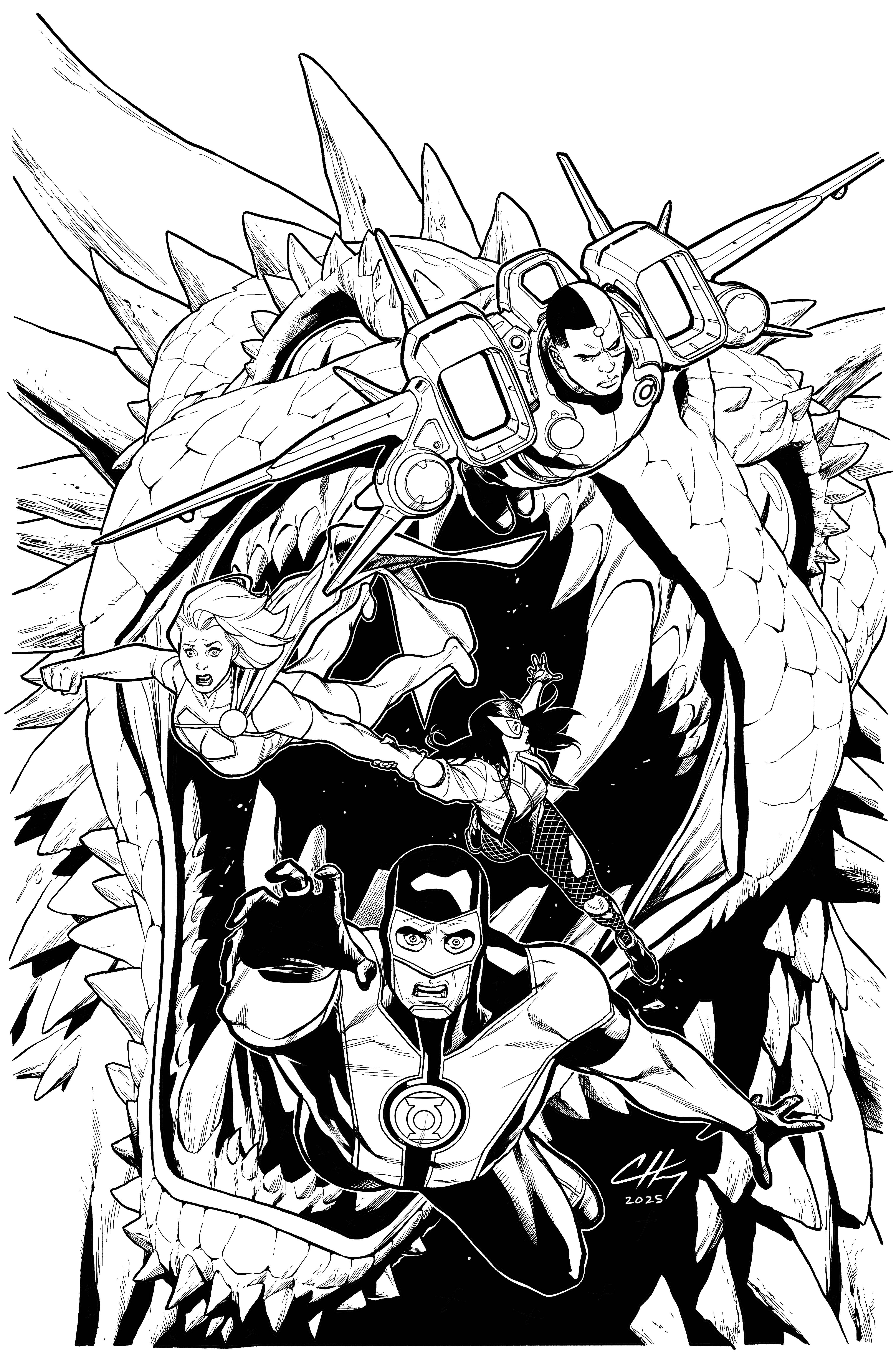  FOC20092025044 | JUSTICE LEAGUE RED @3 (OF 6) CVR A CLAYTON HENRY  PRE ORDER [FOC 2009] | DC  