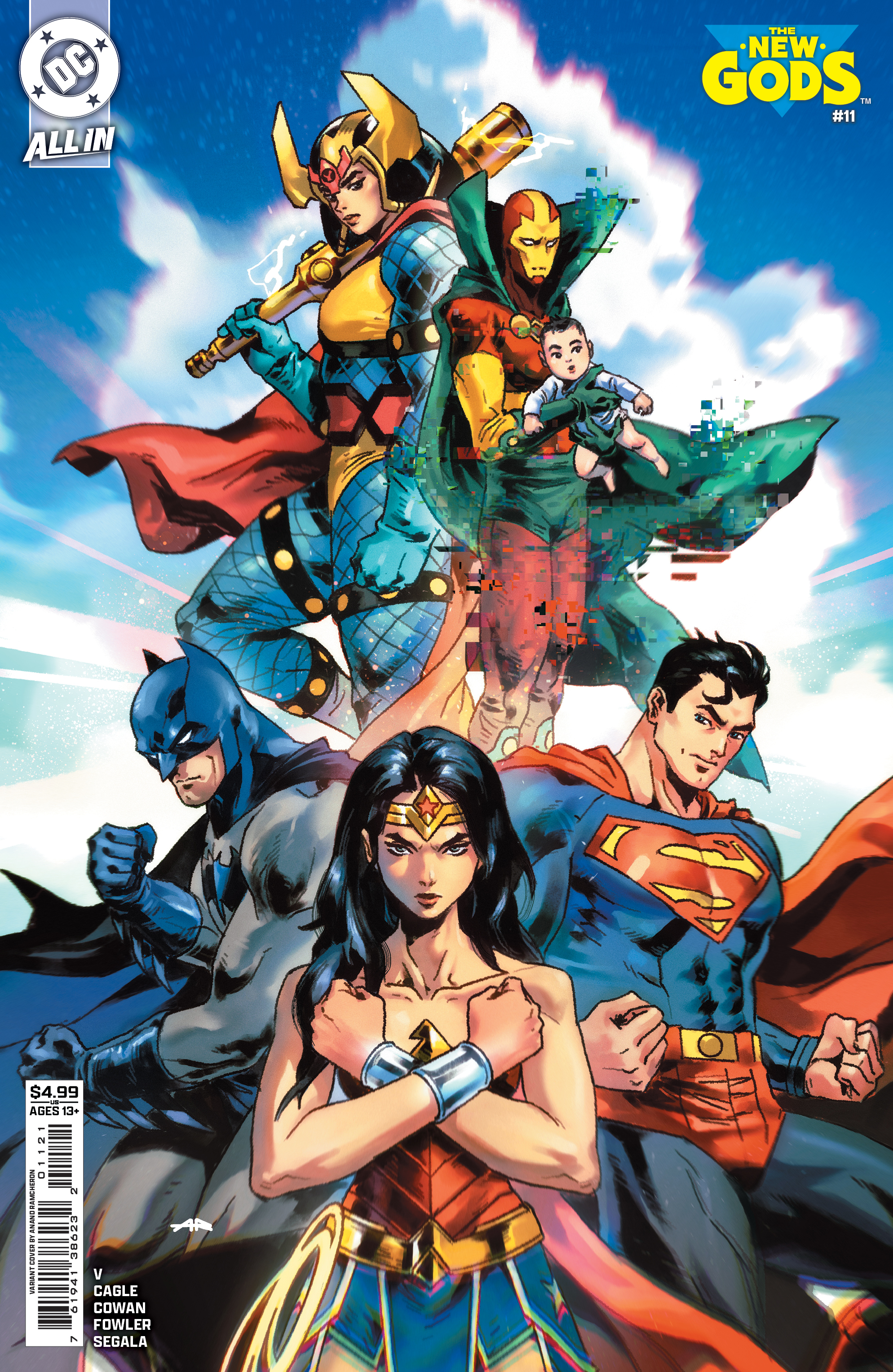  FOC20092025048 | NEW GODS @11 (OF 12) CVR B ANAND RAMCHERON CARD STOCK VAR  PRE ORDER [FOC 2009] | DC  
