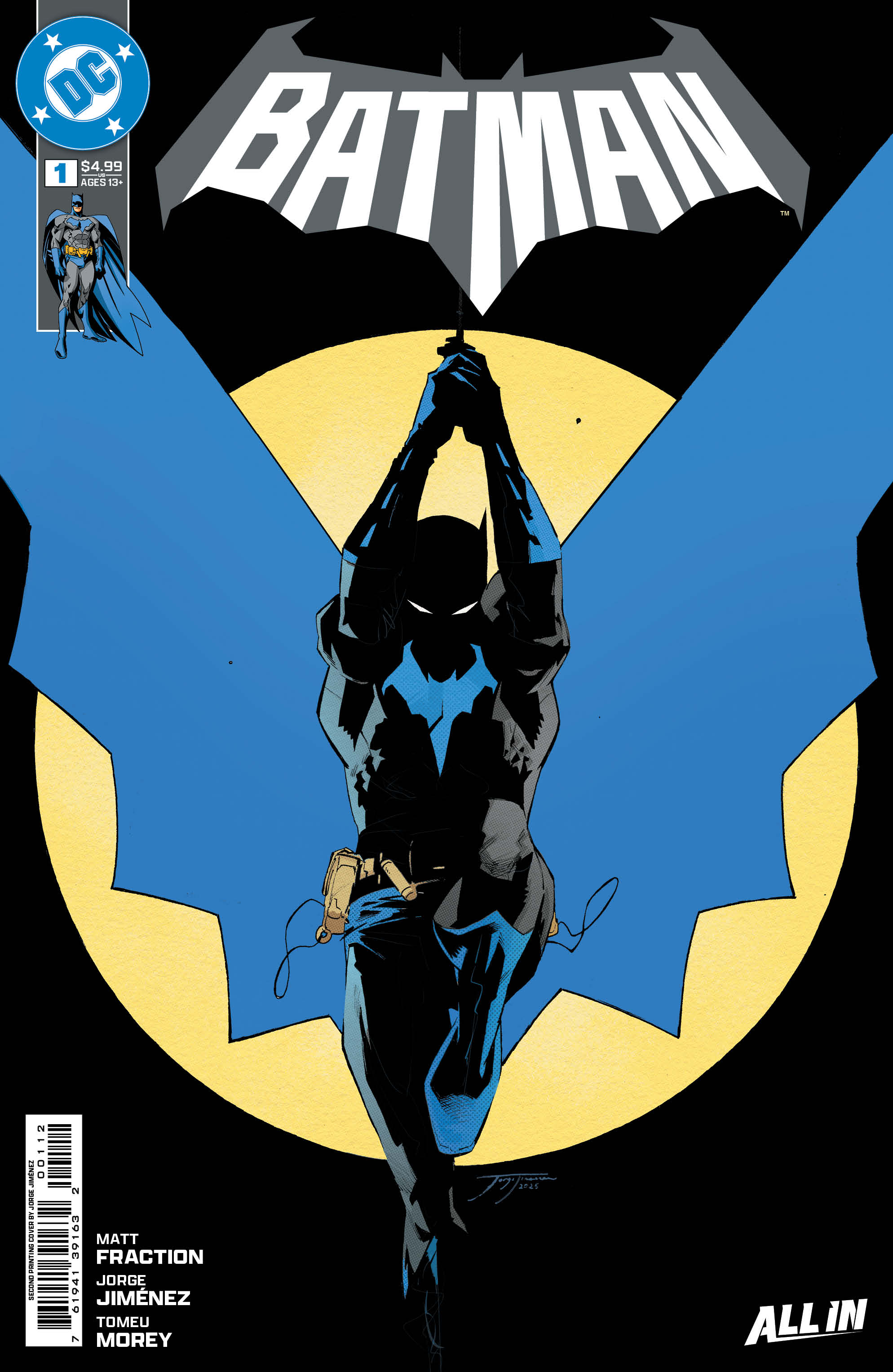  76194139163200112 | BATMAN @1 2ND PTG COVER A JORGE JIMENEZ | DC  