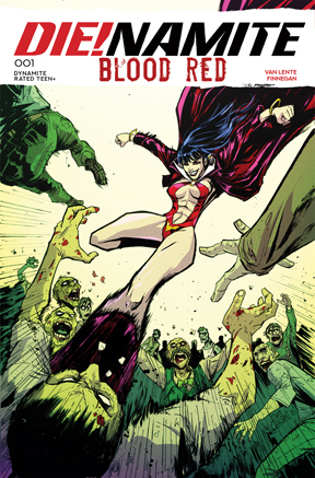  FOC13092025069 | DIENAMITE BLOOD RED @1 CVR C DAVID COUSENS VAR  PRE ORDER [FOC 1309] | DYNAMITE  
