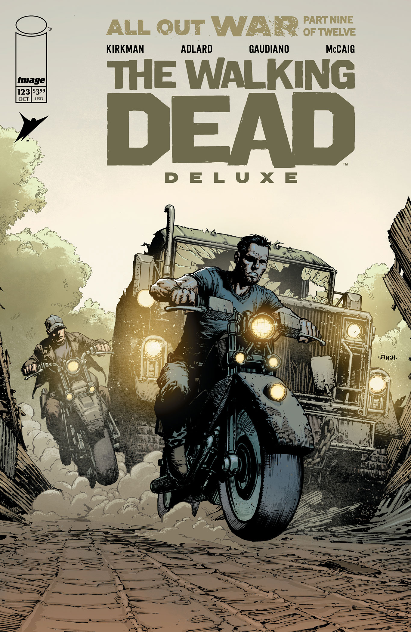  AUG250935 | WALKING DEAD DELUXE @123 CVR A DAVID FINCH & DAVE MCCAIG PRE ORDER/ÖN SİPARİŞ [AUG25] | IMAGE  