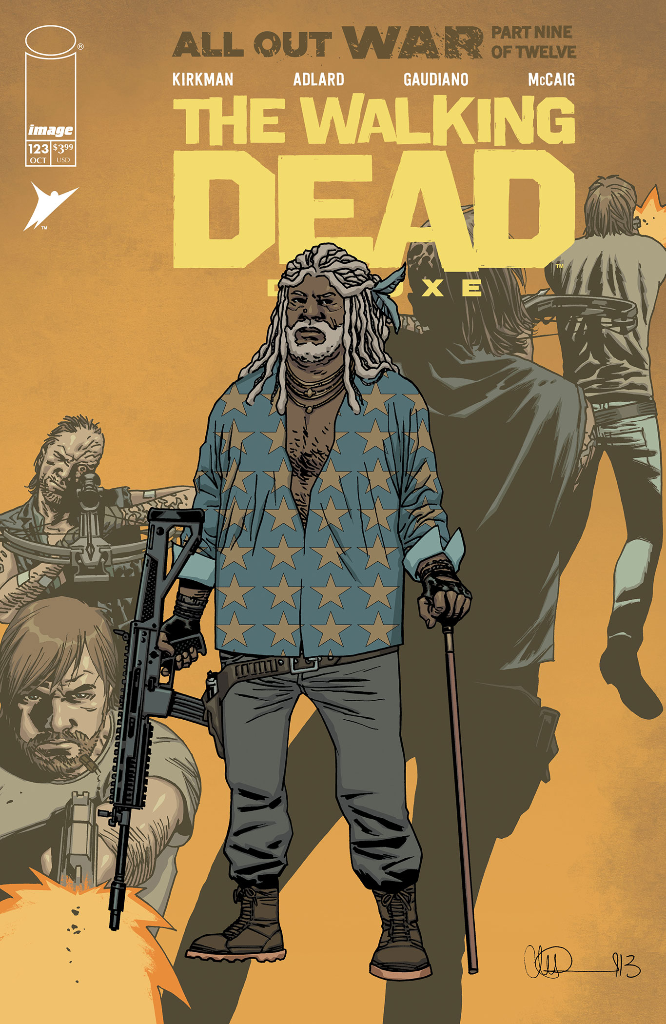  AUG250936 | WALKING DEAD DELUXE @123 CVR B CHARLIE ADLARD & DAVE MCCAIG VAR PRE ORDER/ÖN SİPARİŞ [AUG25] | IMAGE  