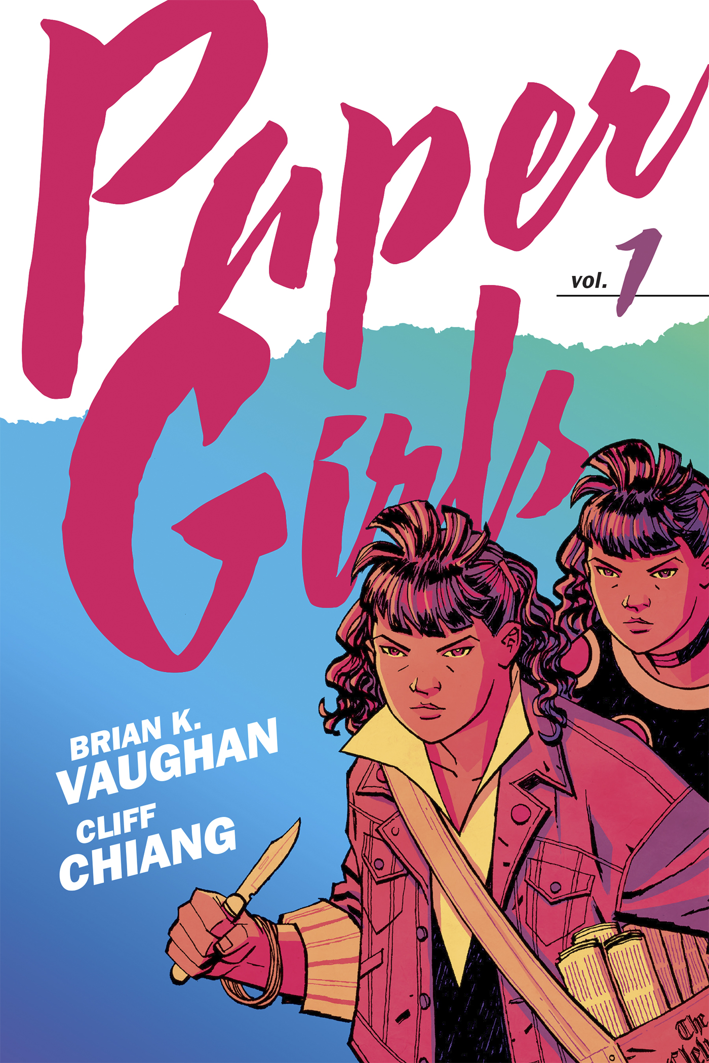  0825IM0469 | PAPER GIRLS BACKPACK EDITION TP VOL 01 CLIFF CHIANG COVER | IMAGE  