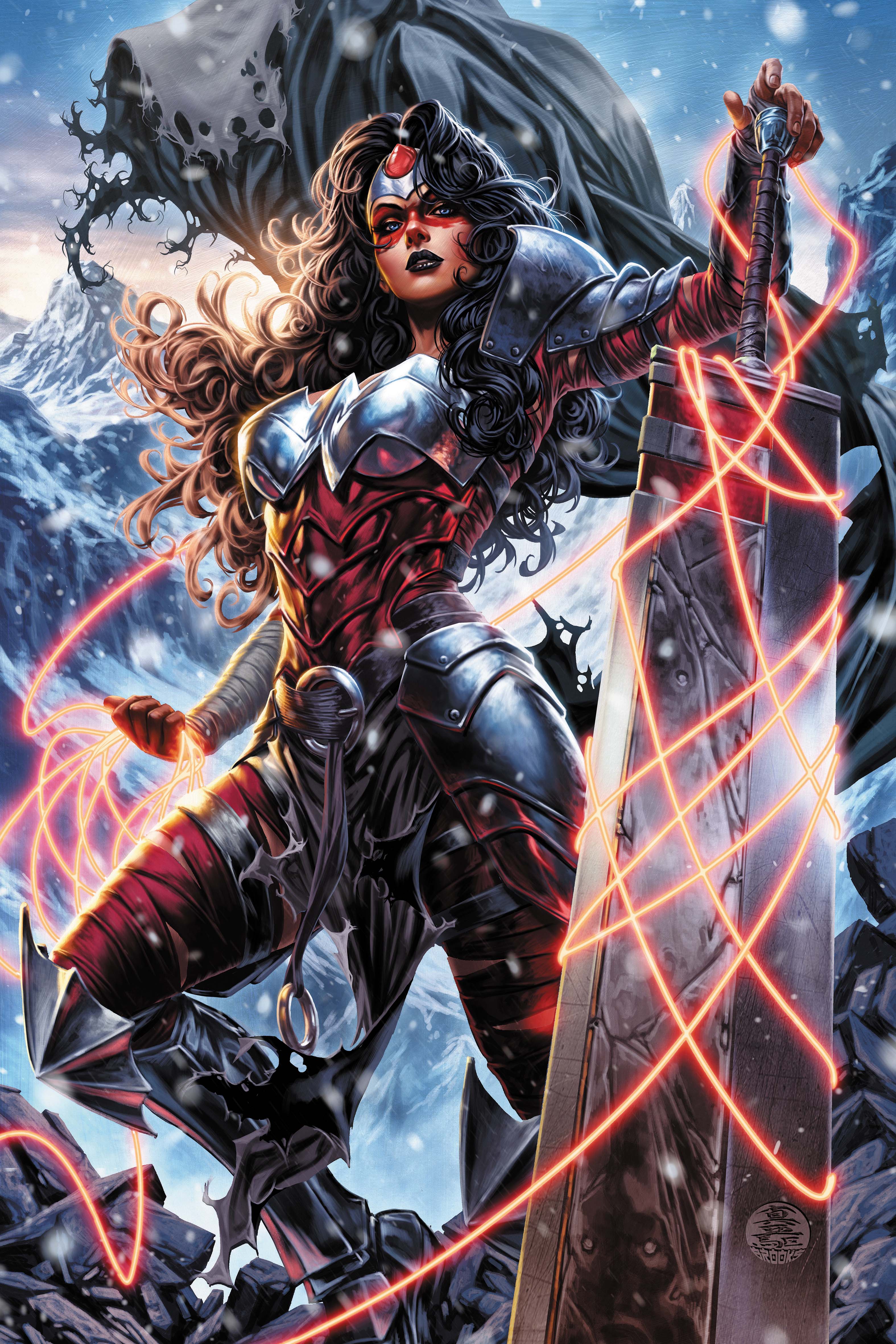  FOC26092026248 | ABSOLUTE WONDER WOMAN @25 CVR B MARK BROOKS CARD STOCK VAR PRE ORDER [FOC 2609] | DC  